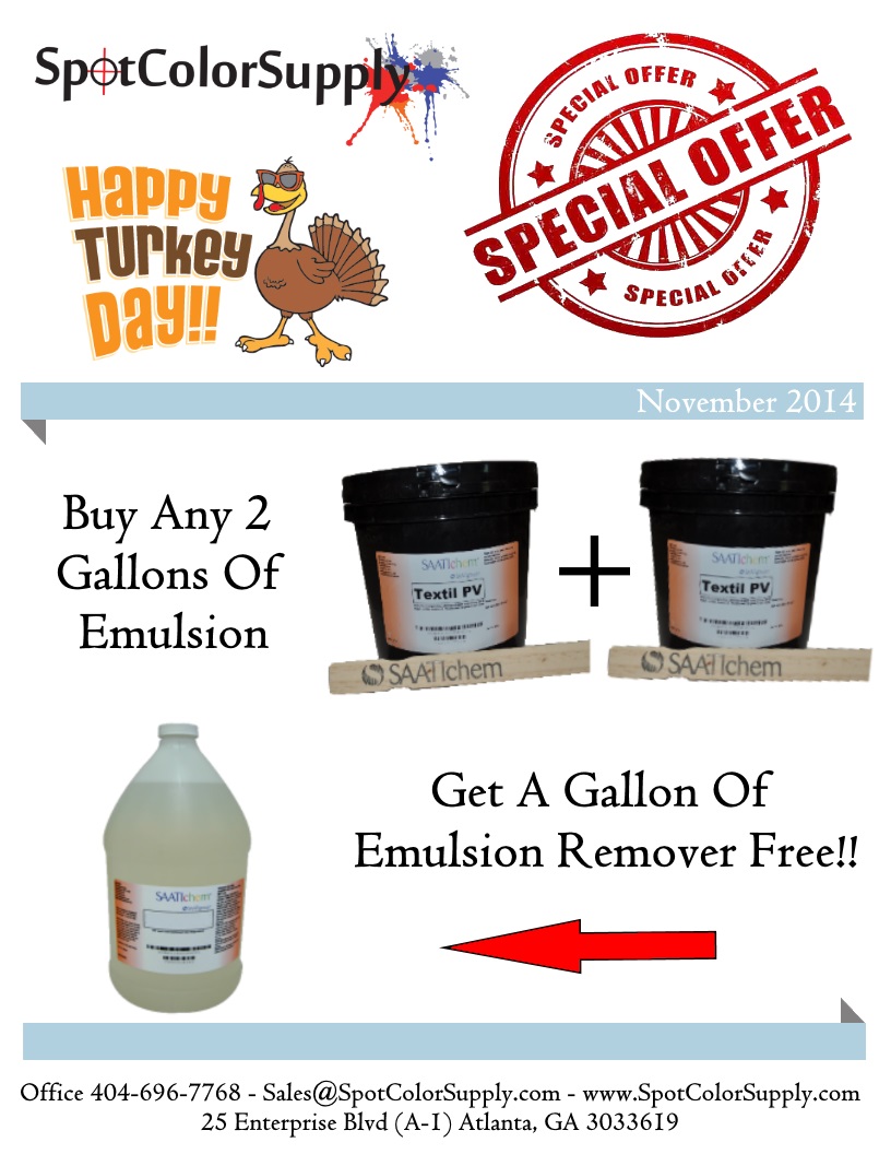 Free emulsion remover!!!!