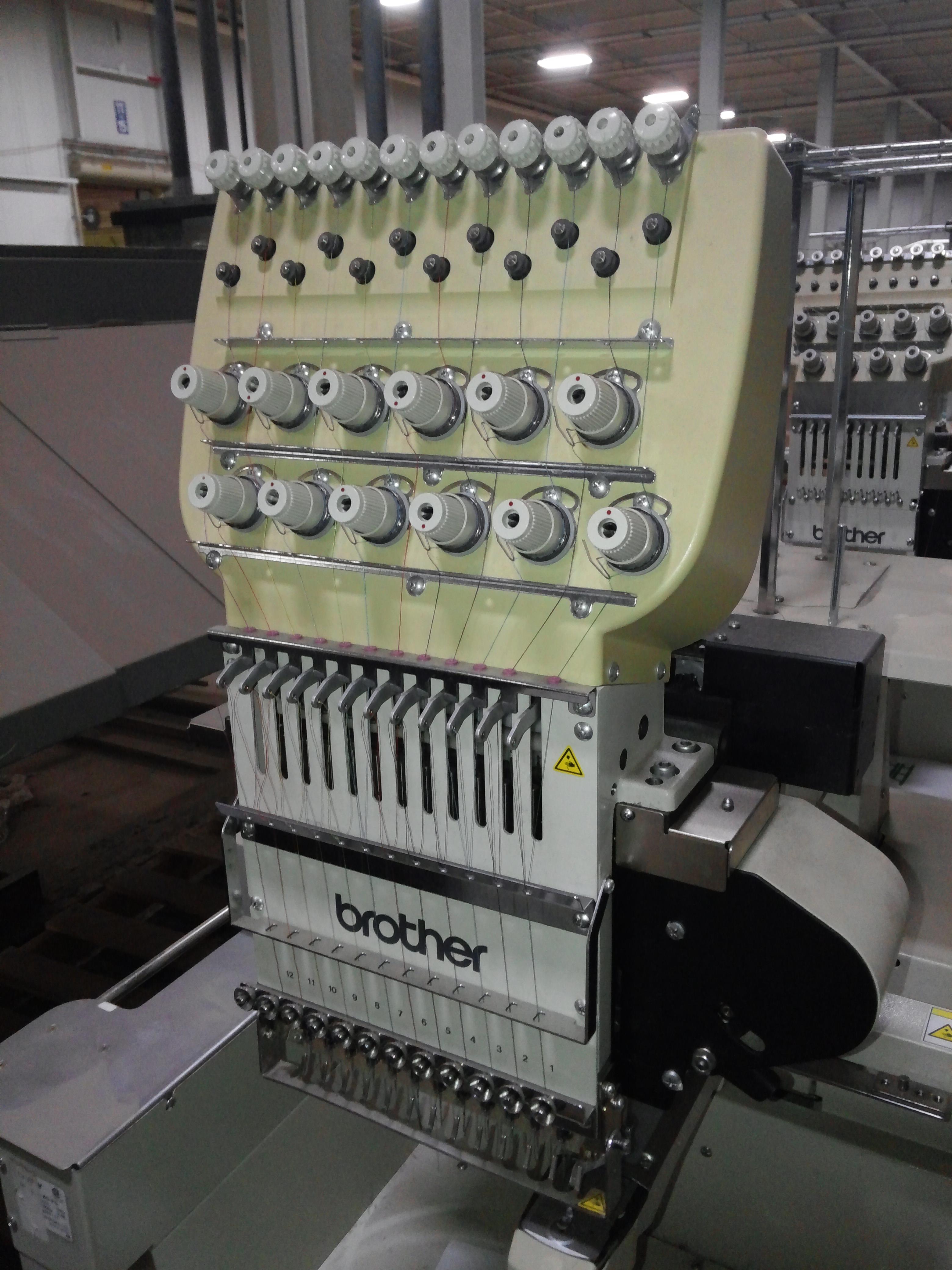 Industrial embroidery machines