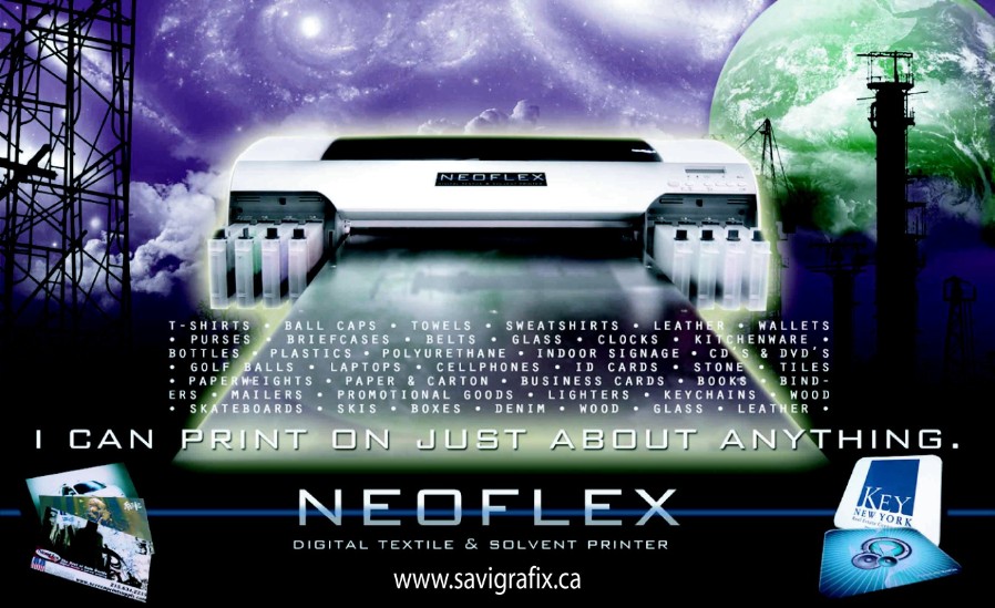 neoflex digital textile and solvent printer