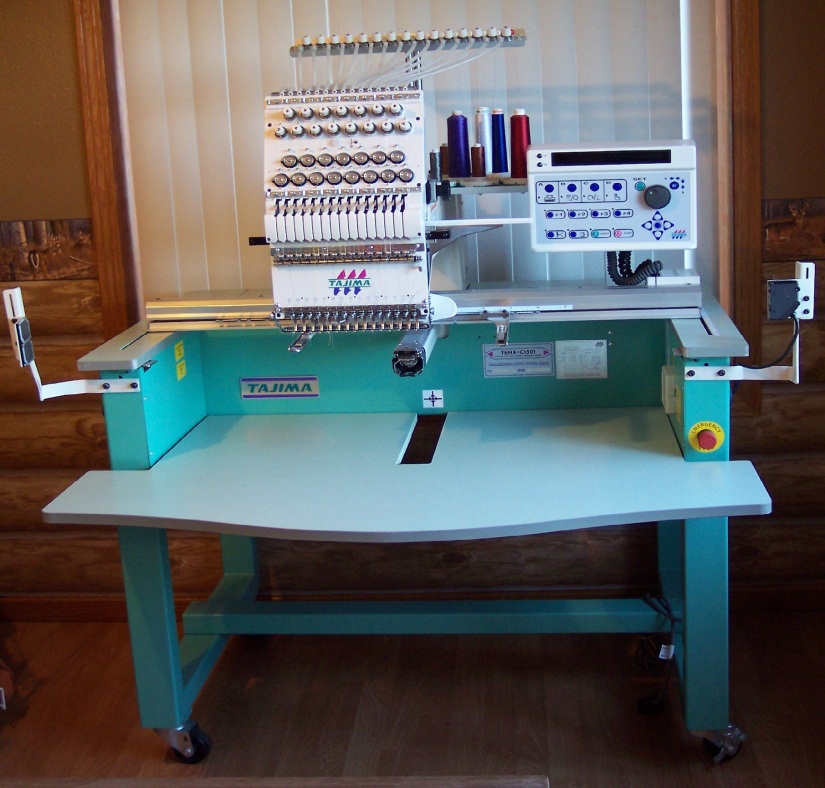 Tajima 2004 single head embroidery machine 7500 tehx c15013652wct