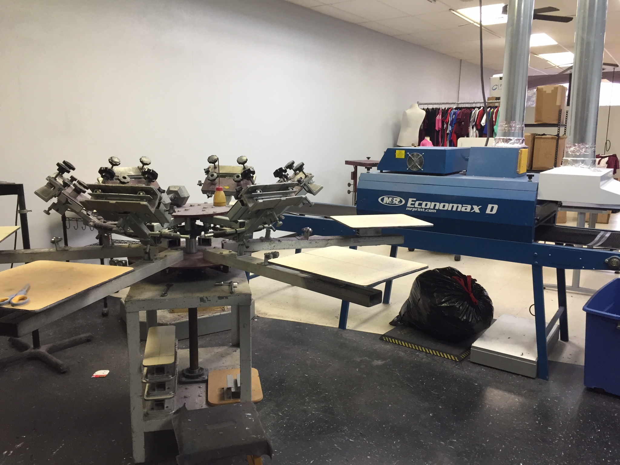 Enitre screen print shop equipment