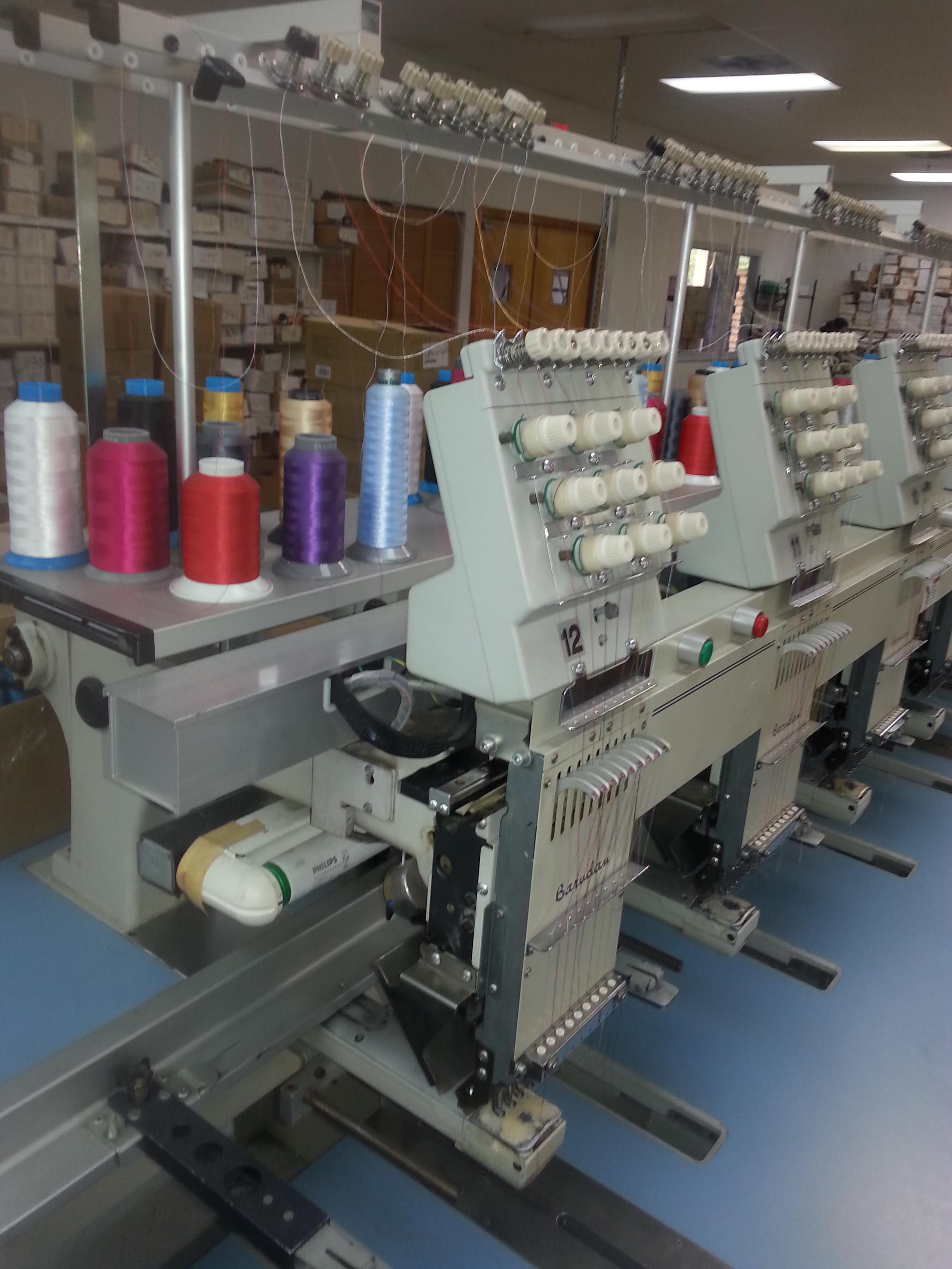 Barundan 12 head embroidery machine for sale 17500.