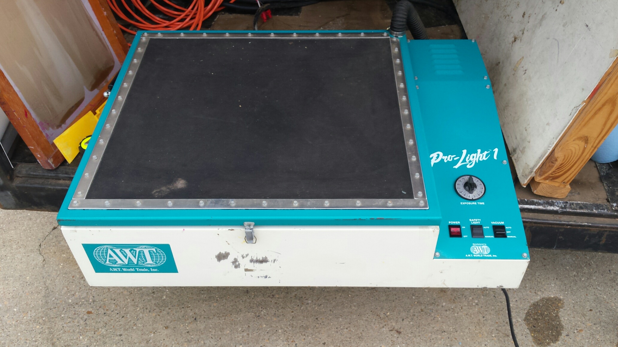 Manual Screen Printing Setup