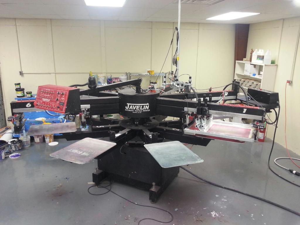 8 Color Automatic Screen Printing Press - 8 color automatic screen printing press