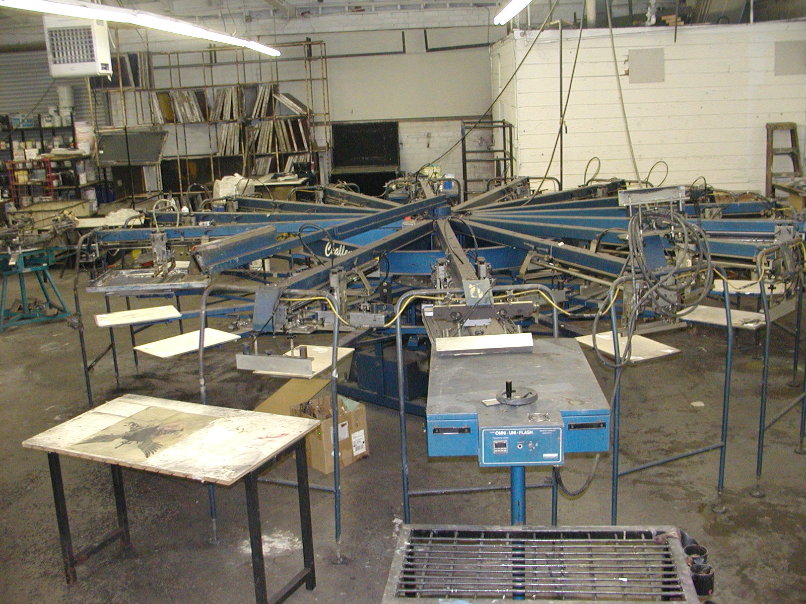 screen printing material shop
