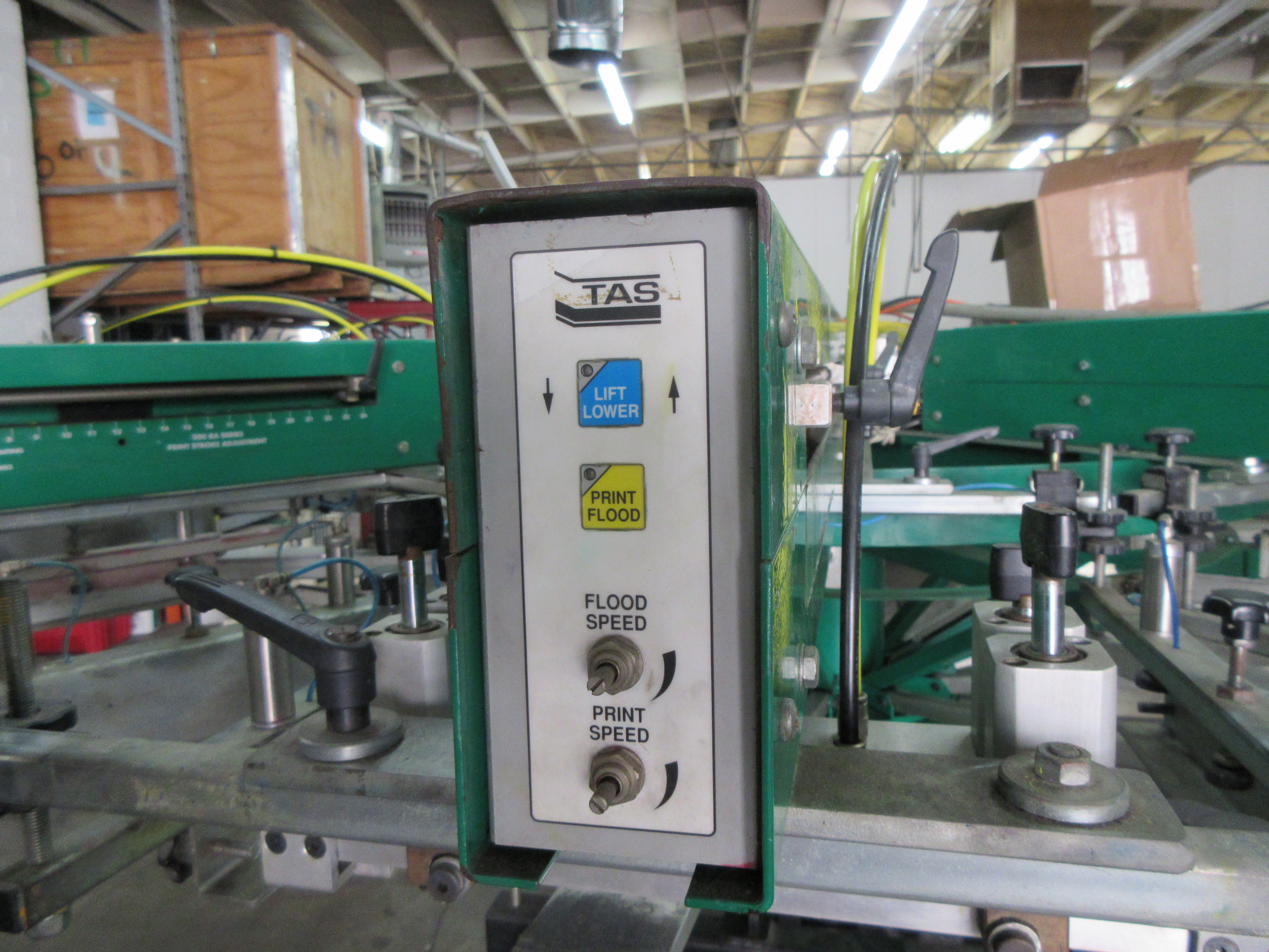 Tas roc auto silk screen machine