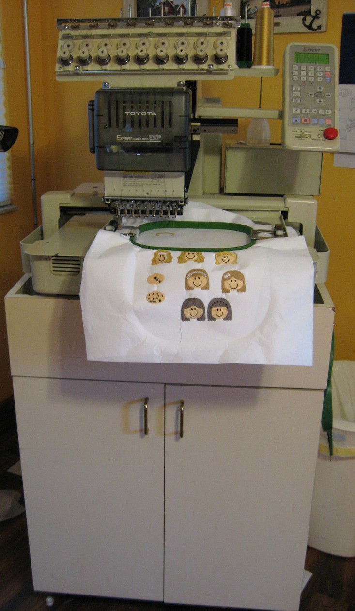 toyota 15 needle embroidery machine #7