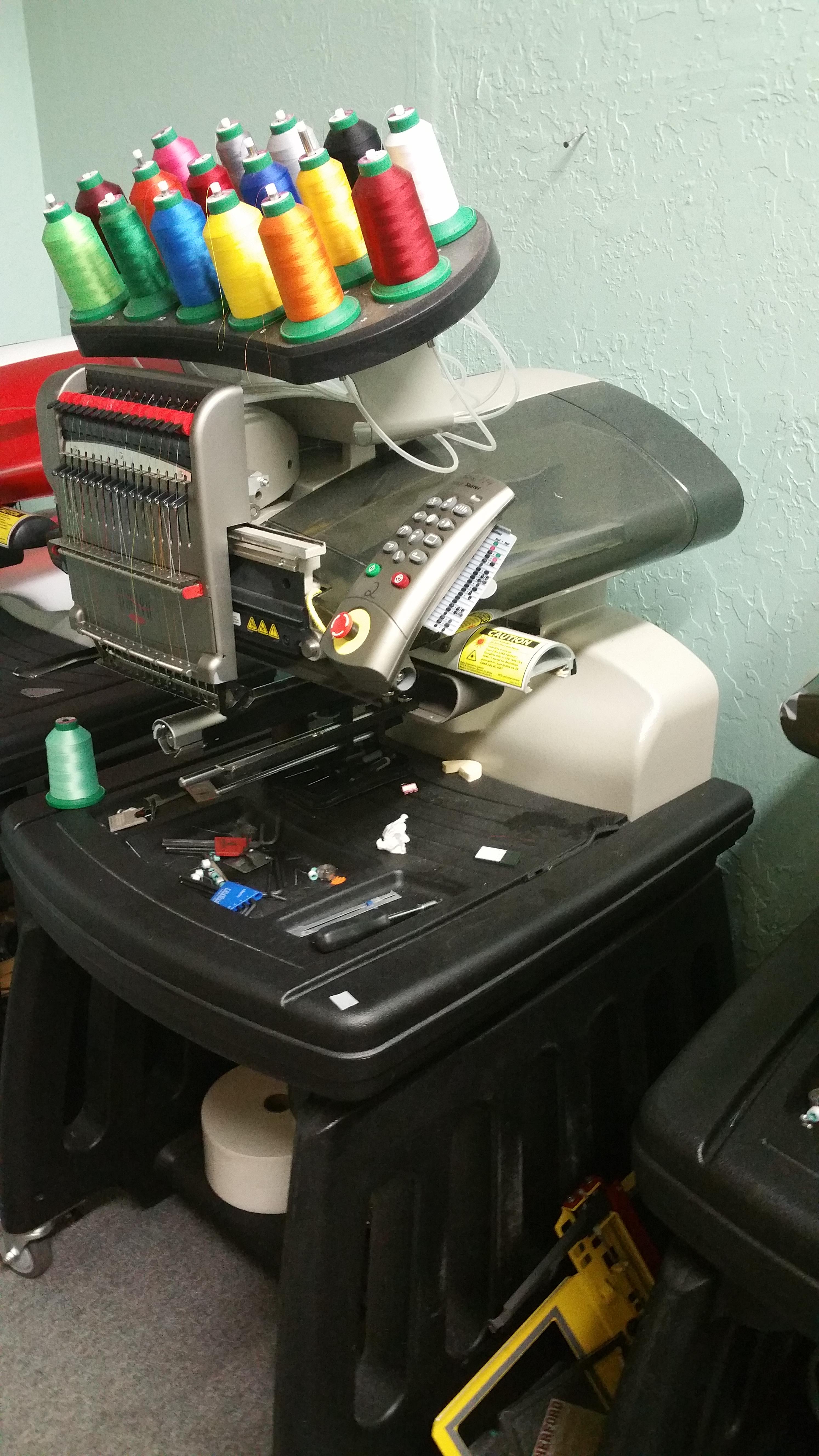 5 Melco Amaya Embroidery Machines GOOD DEAL!