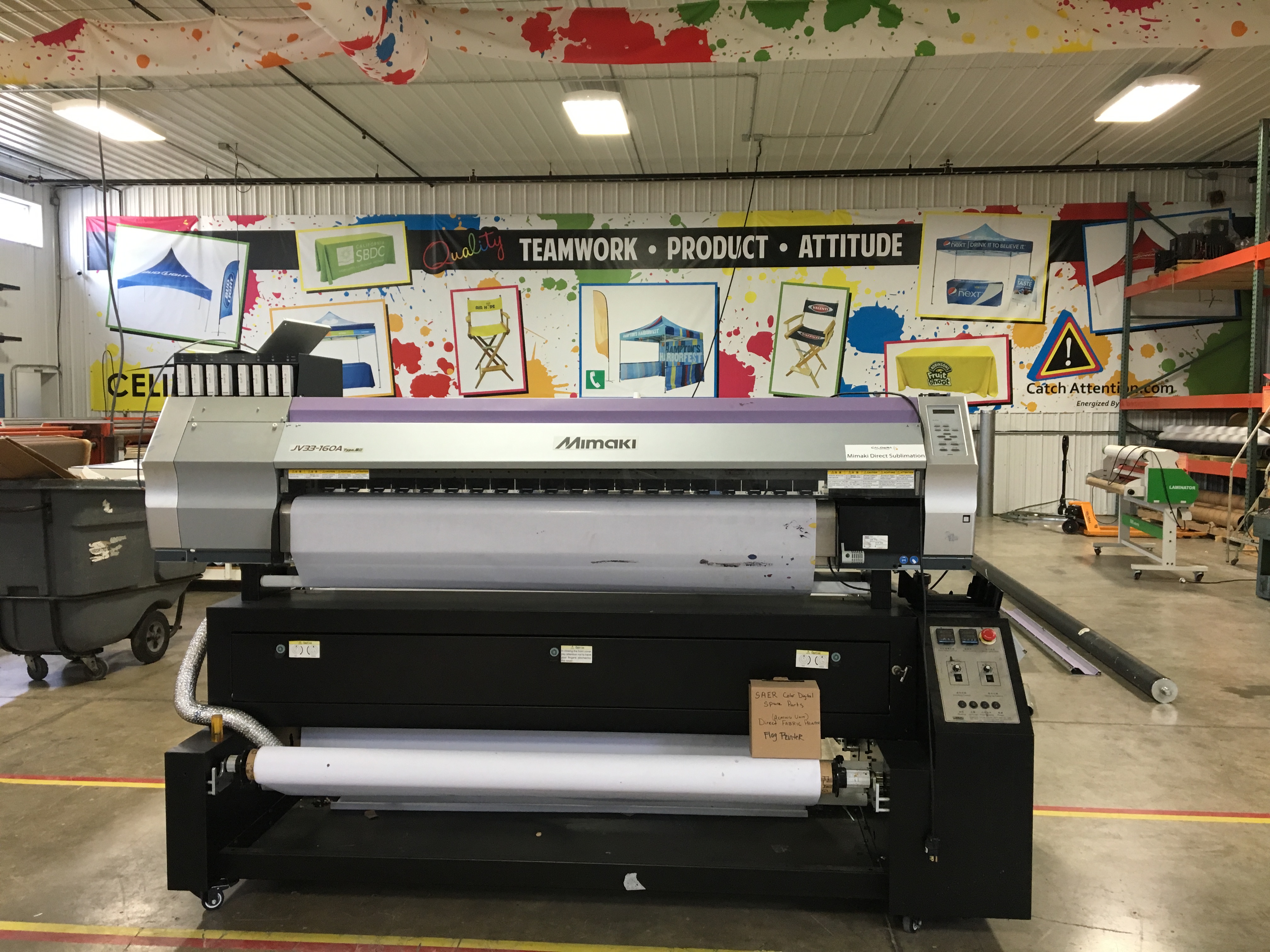 Mimaki JV33 Direct Sublimation Flag Printer
