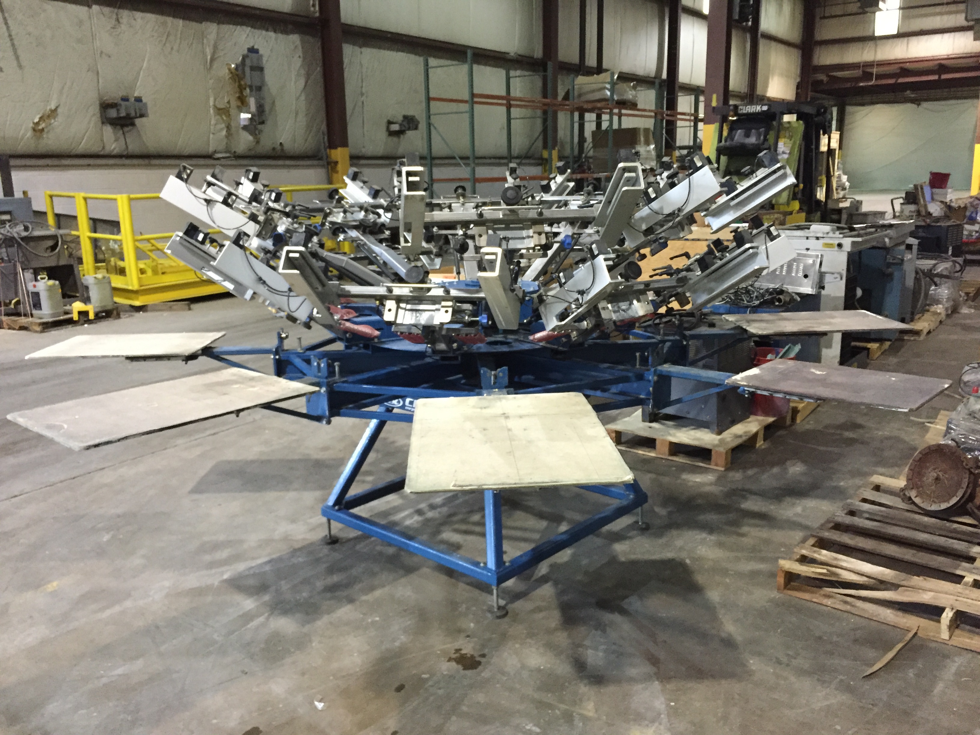 chameleon screen printing press