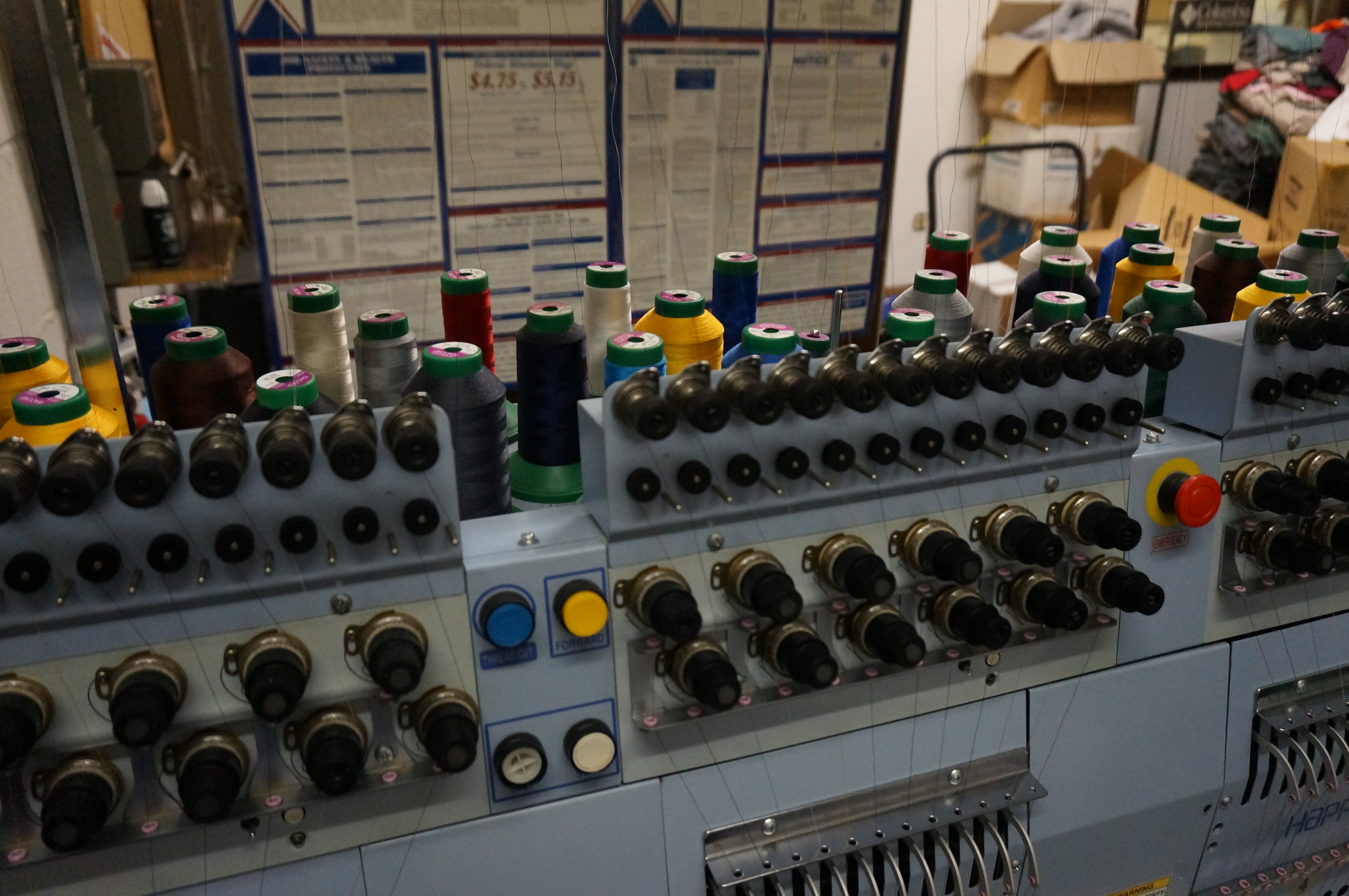 Happy 6 Head 12 Needle Embroidery Machines