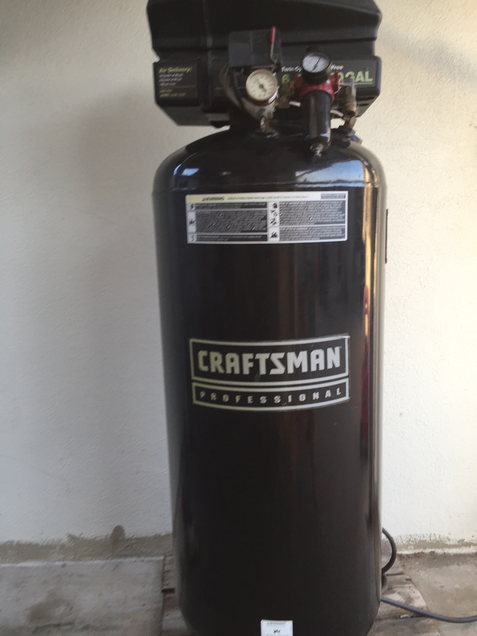 Air CompressorOil Free 6.5 HP 60 GAL