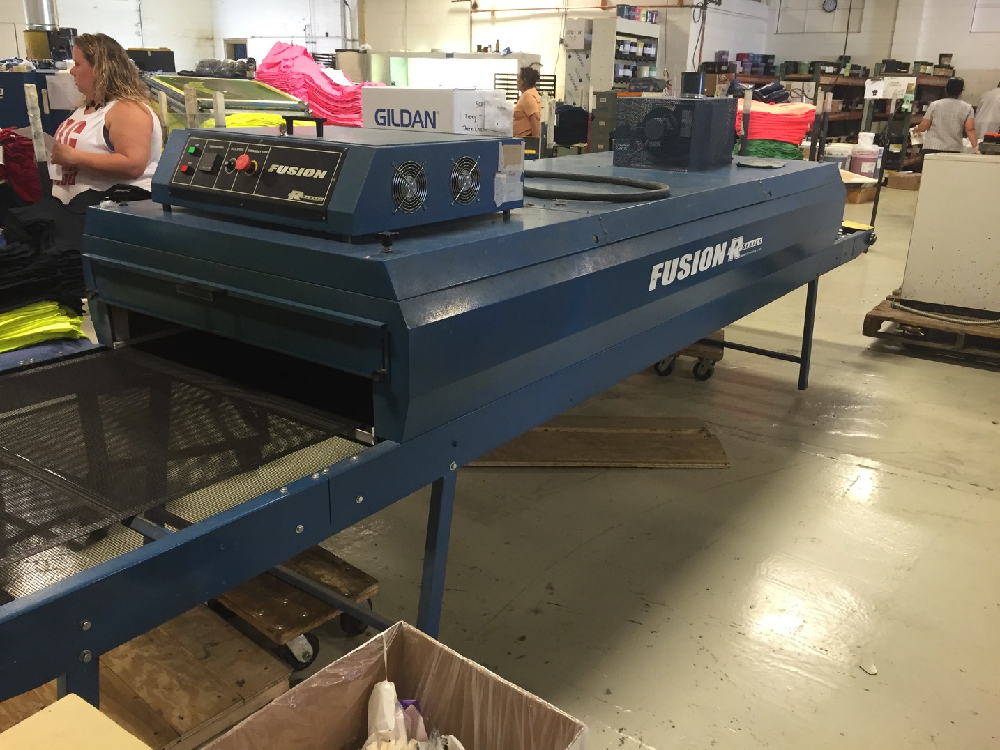 2007 M&R Electric Screen Printing Conveyor Dryer