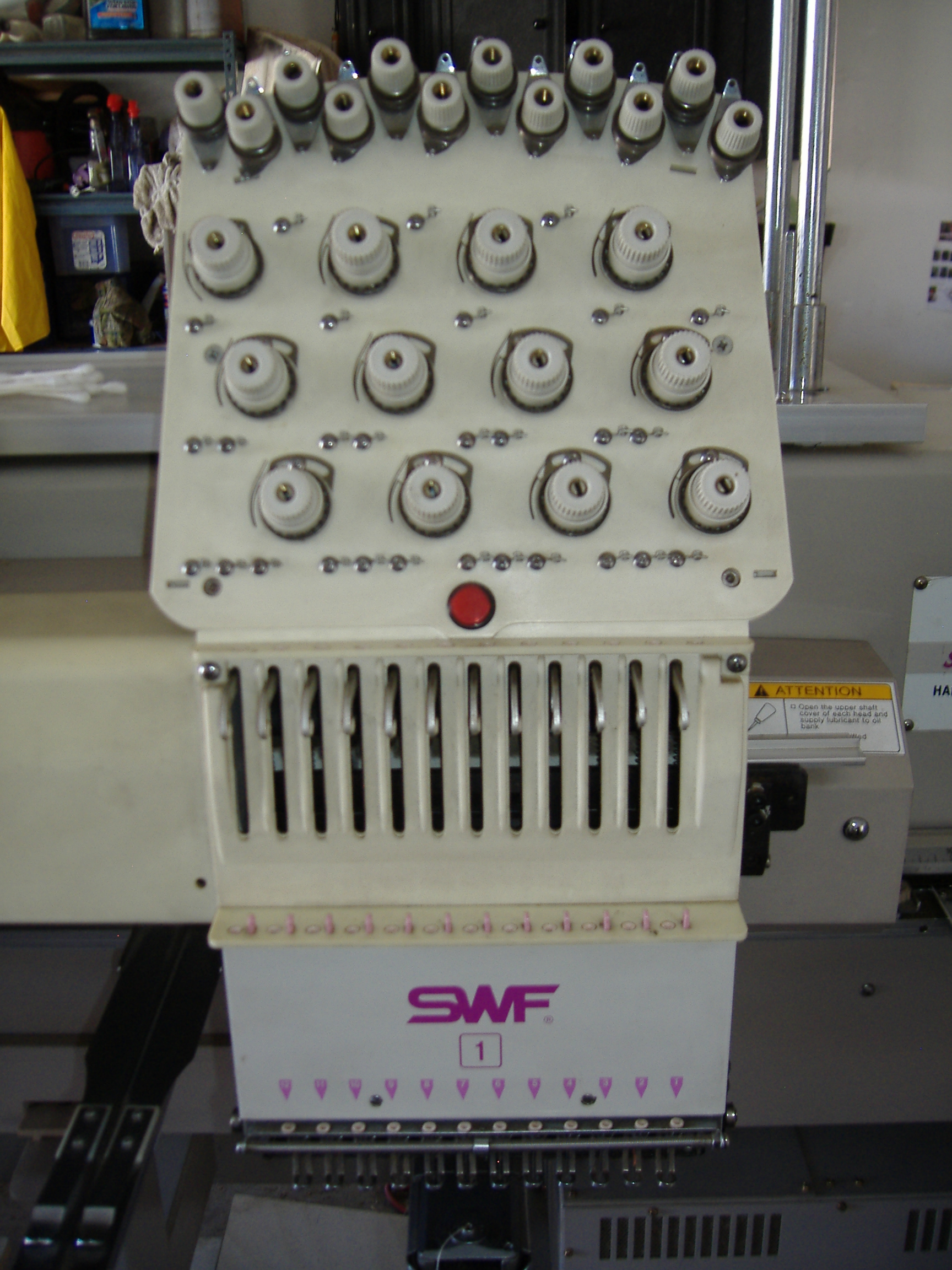 swf embroidery machine bad color change