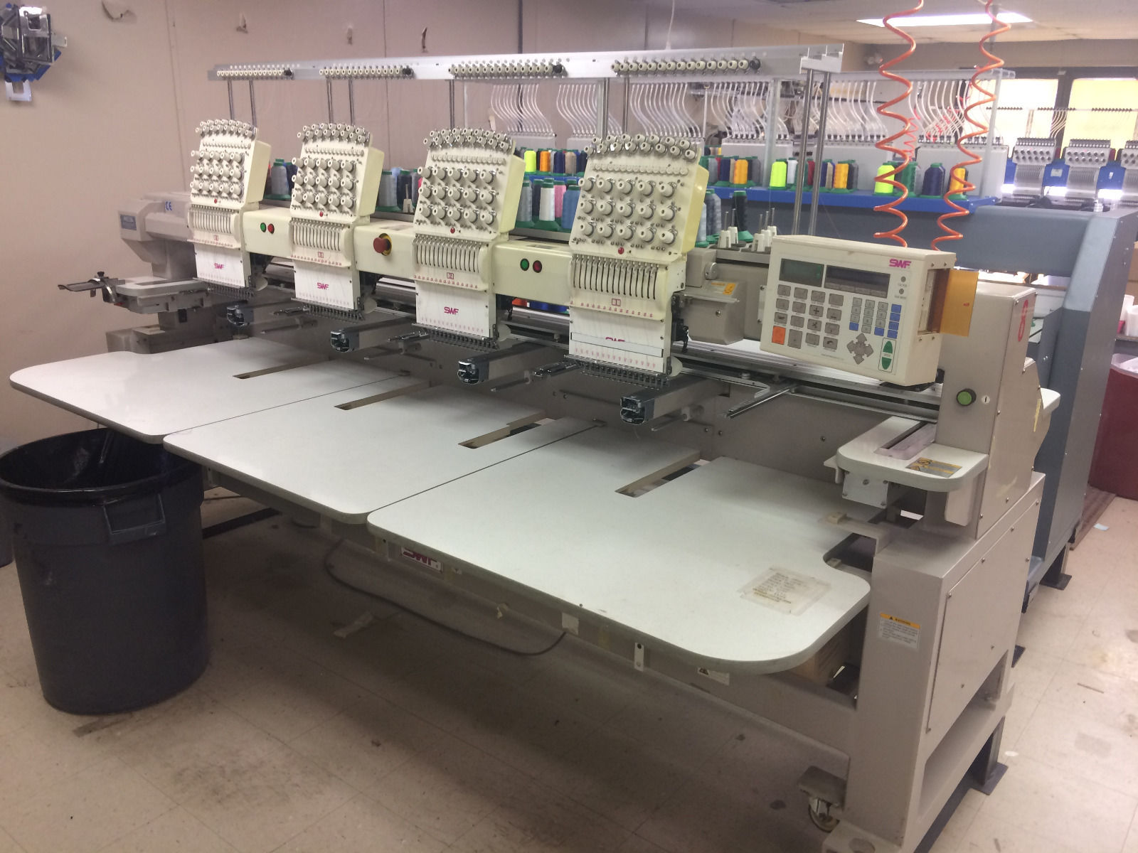 SWF 4 Head Embroidery Machine With Cap Driver (2001)
