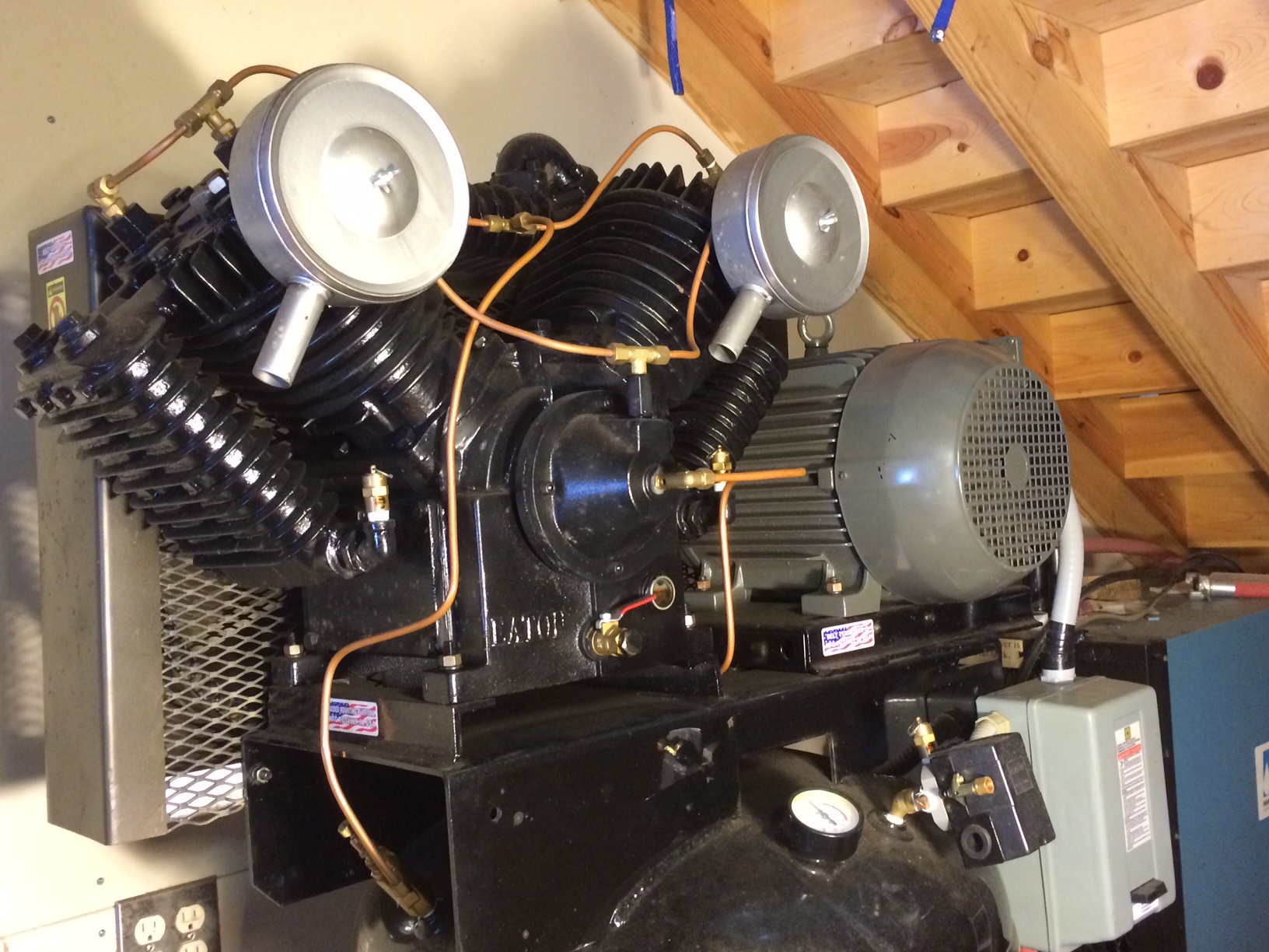 Eaton 7.5 HP Compressor single phase