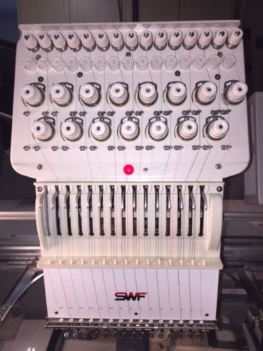 swf 15 needle embroidery machine bearly used swf 15 needle embroidery machine bearly used