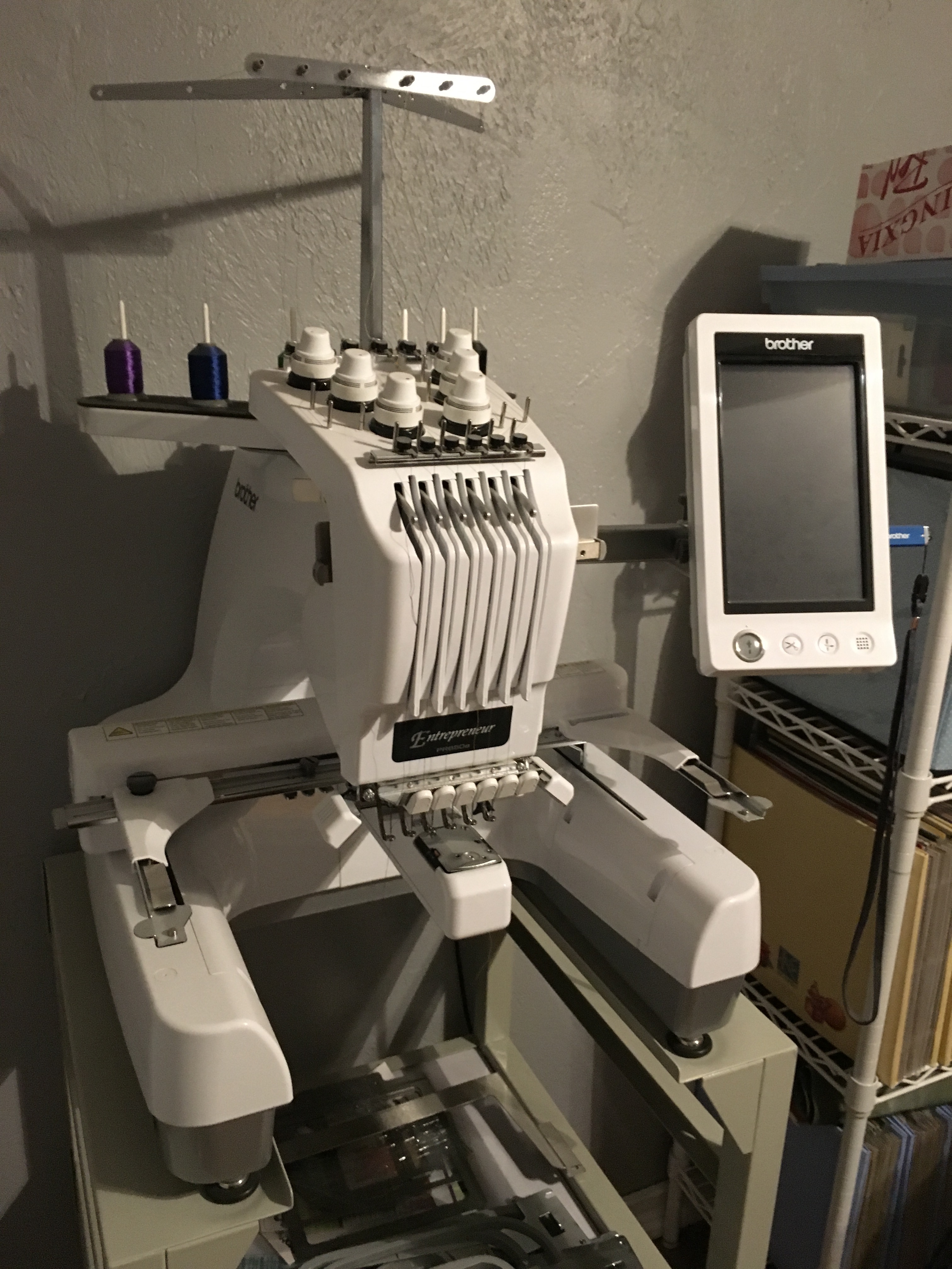 Like New Brother Entrepreneur pr650e Embroidery Machine