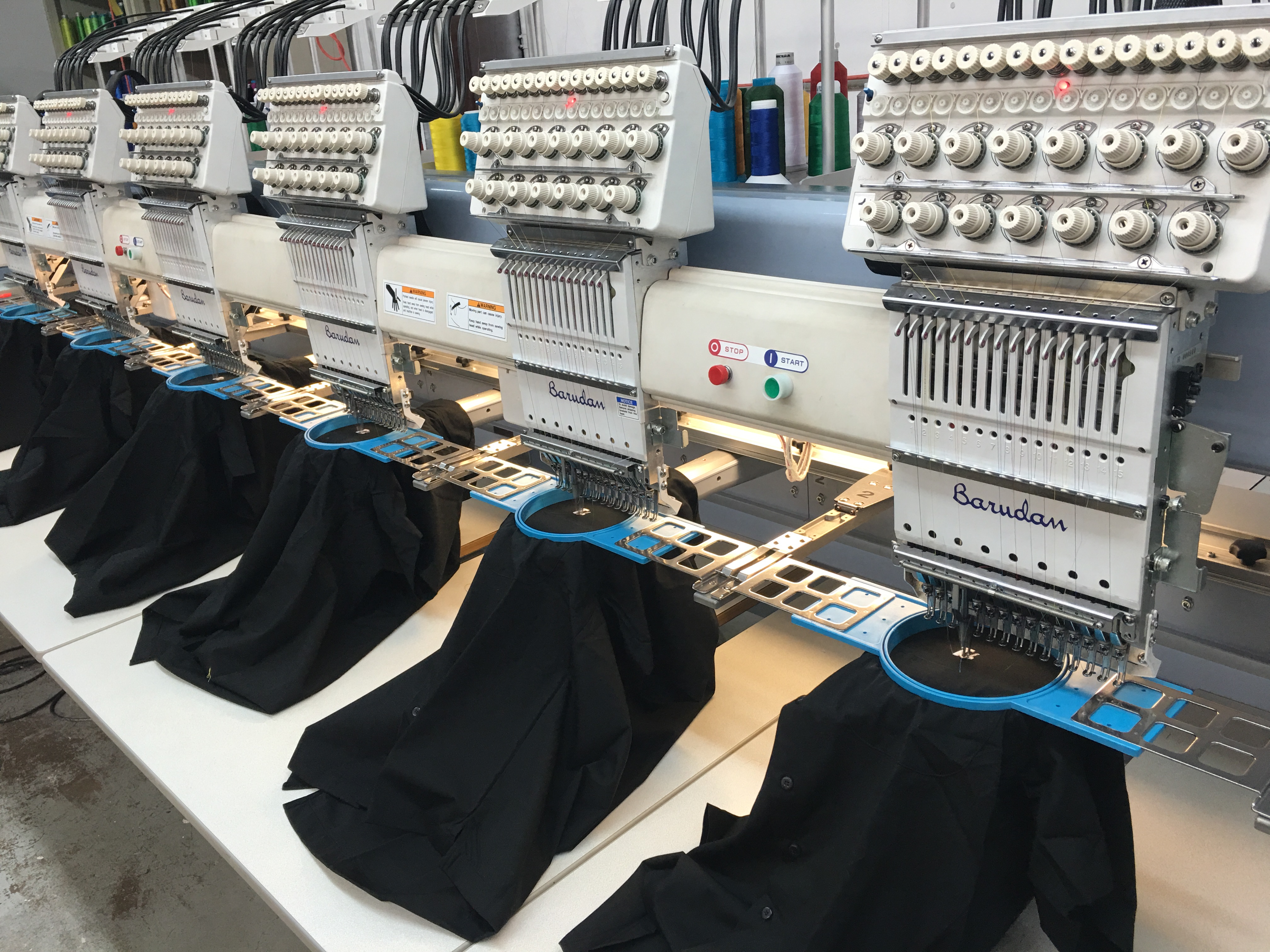 Barudan 6 Heads 15 Needles