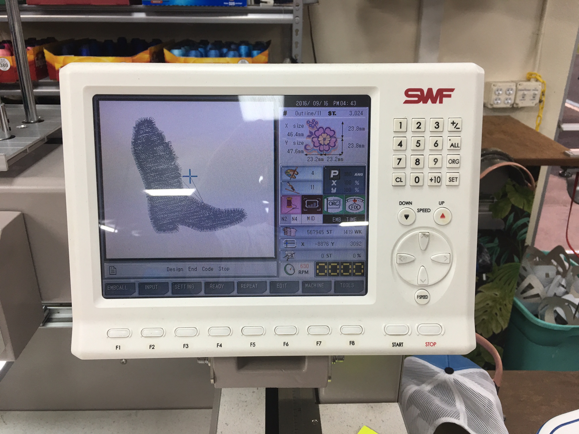 Used Embroidery Machines >> SWF 4 Head Embroidery Machine Used Embroidery Machines >> SWF 4 Head Embroidery Machine