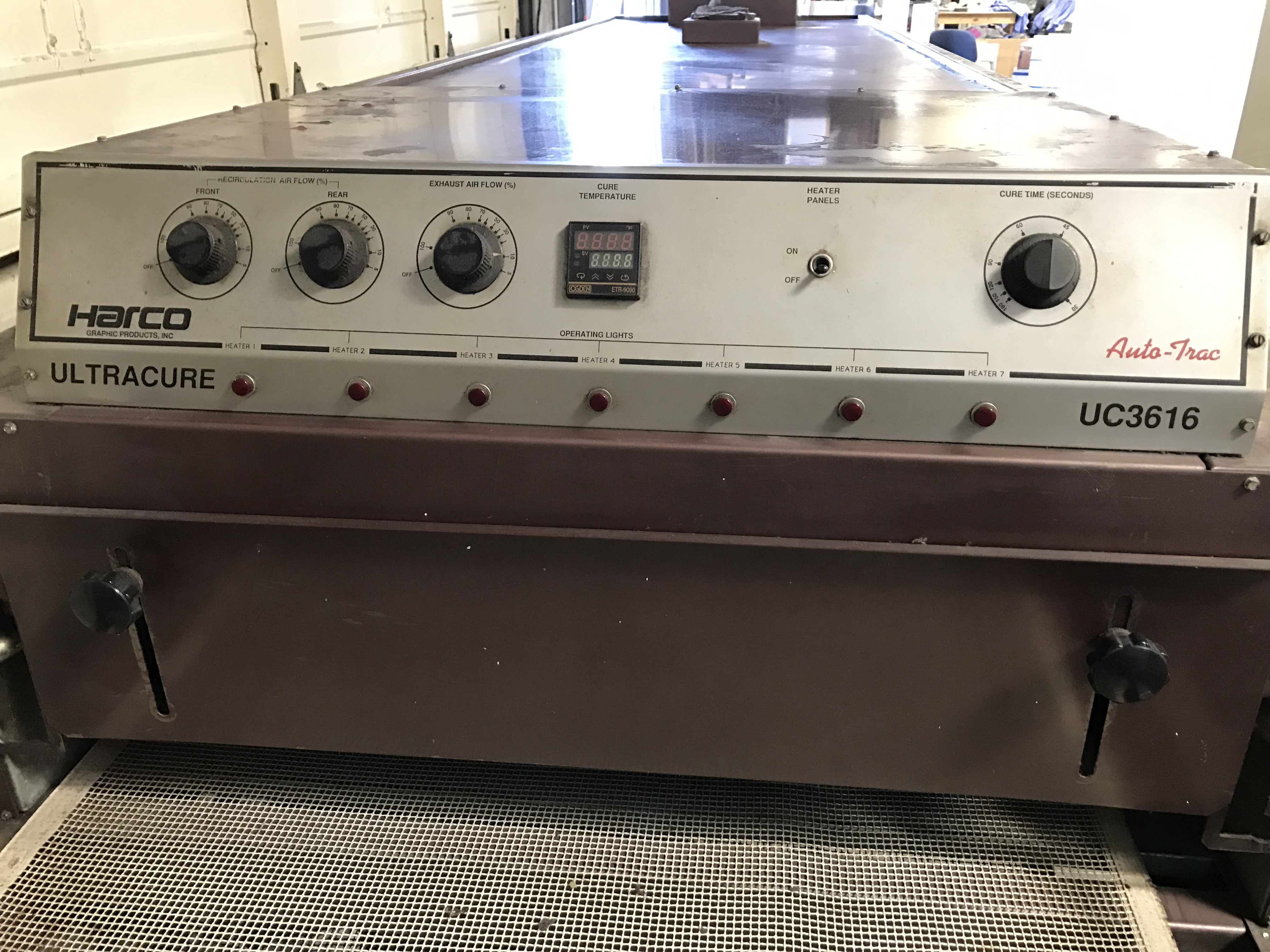 (Used) Harco Ultracure Conveyor Dryer FOR SALE contact Rick (909) 6056878