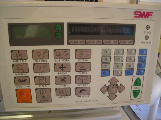 swf 15 needle embroidery machine barely used with hoops swf 15 needle embroidery machine barely used with hoops