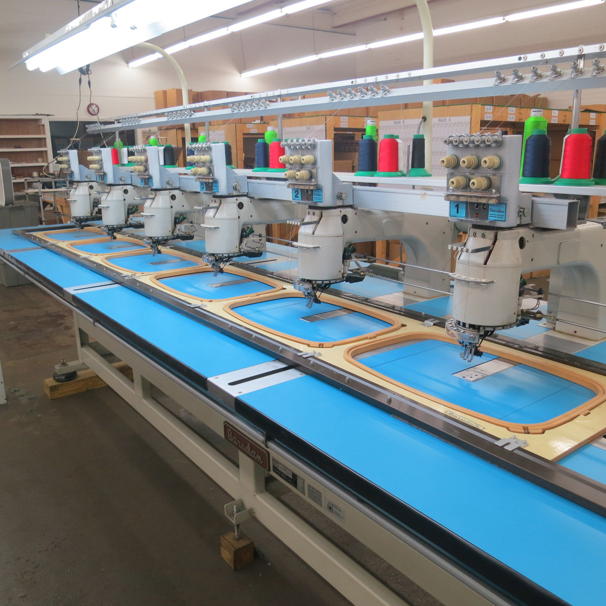 Barudan 6 Head Embroidery Machine