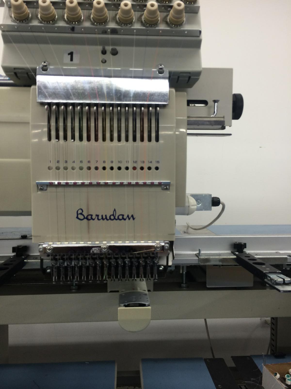 Used Embroidery Machines For Sale >> Barudan 6 Head, 15 Needle Used Embroidery Machines For Sale >> Barudan 6 Head, 15 Needle