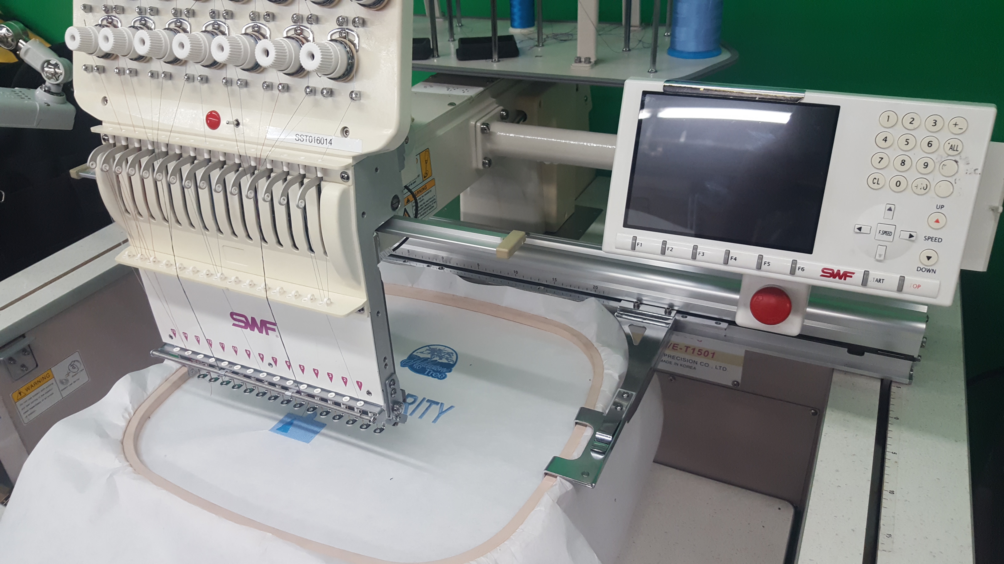 2008 single swf embroidery machine lease take over