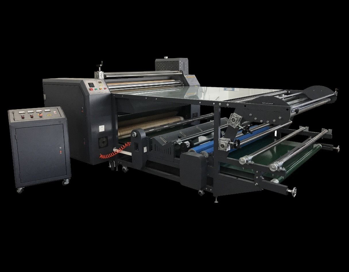 New 71" Wide Roll to Roll Heat Press with 24" Diamter Oil Drum