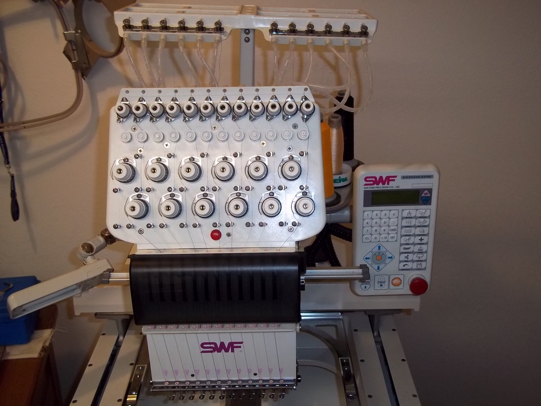 2003 SWF 1201C Used Embroidery Machine