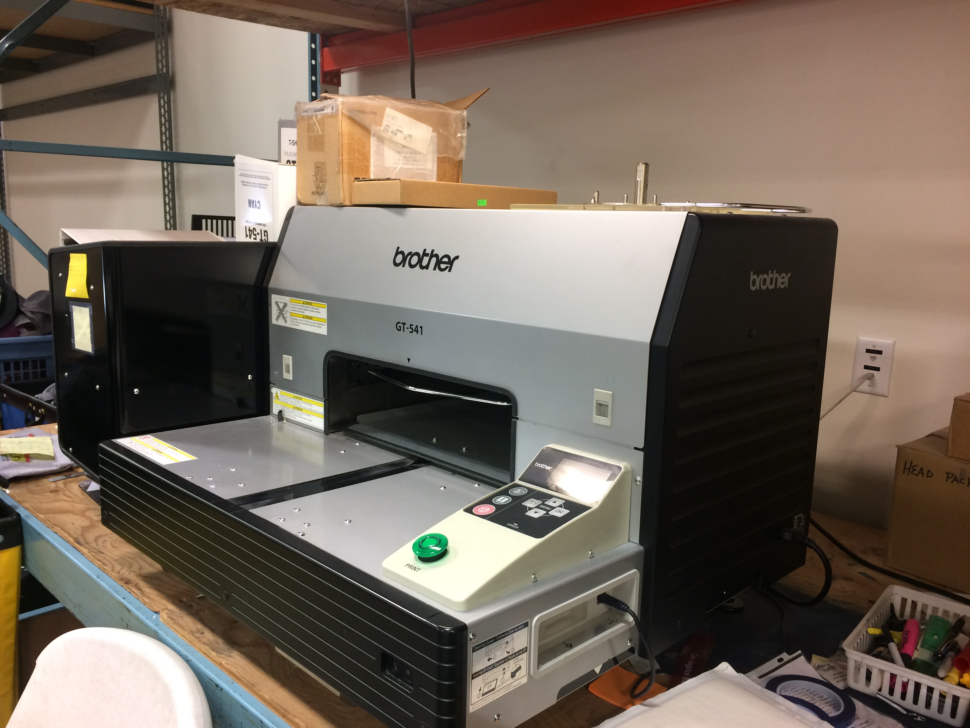 Brother GT541 garment printer AS IS 2,000 OBO