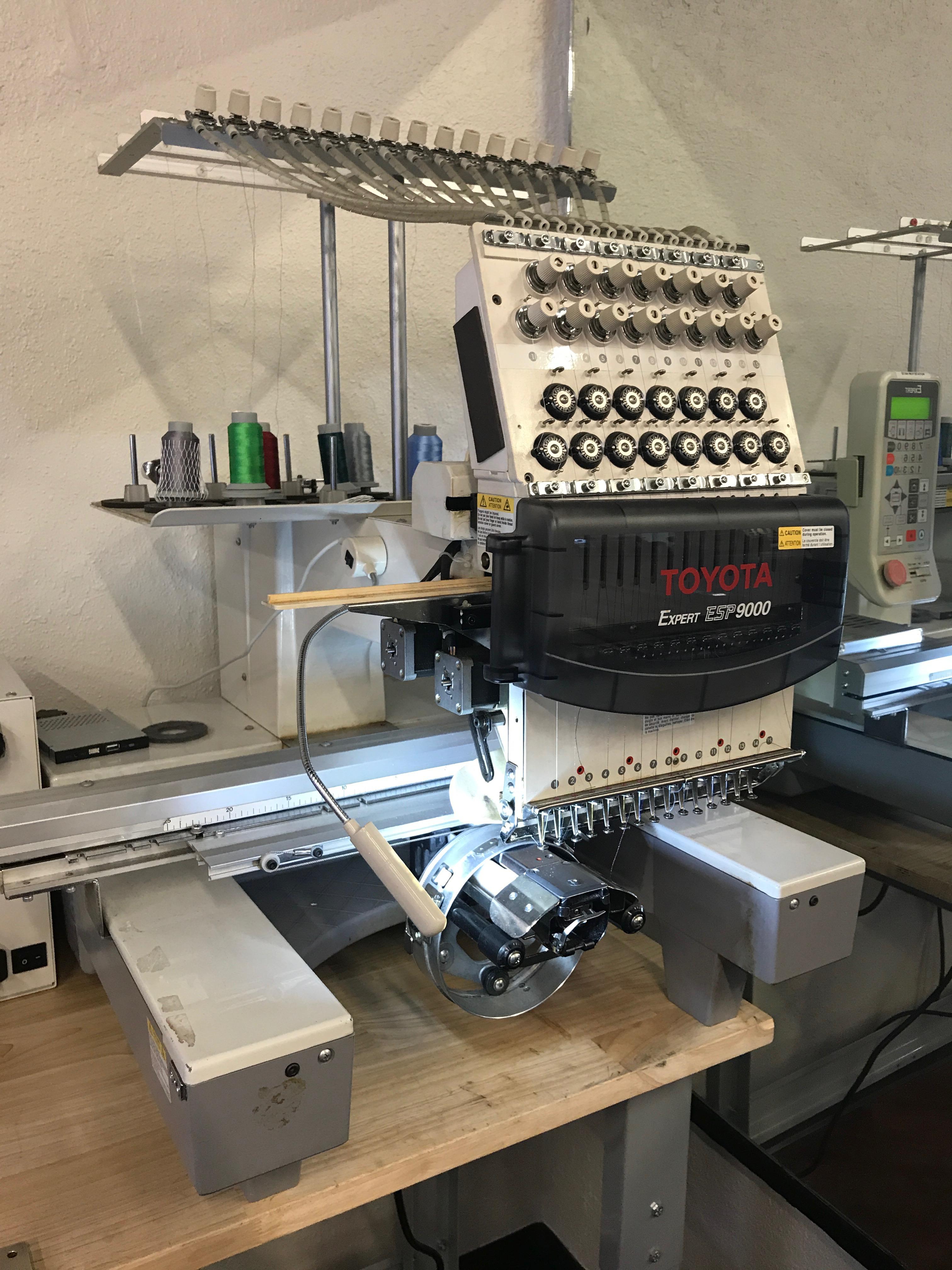 Toyota ESP 9000 15 Needle Embroidery Machine