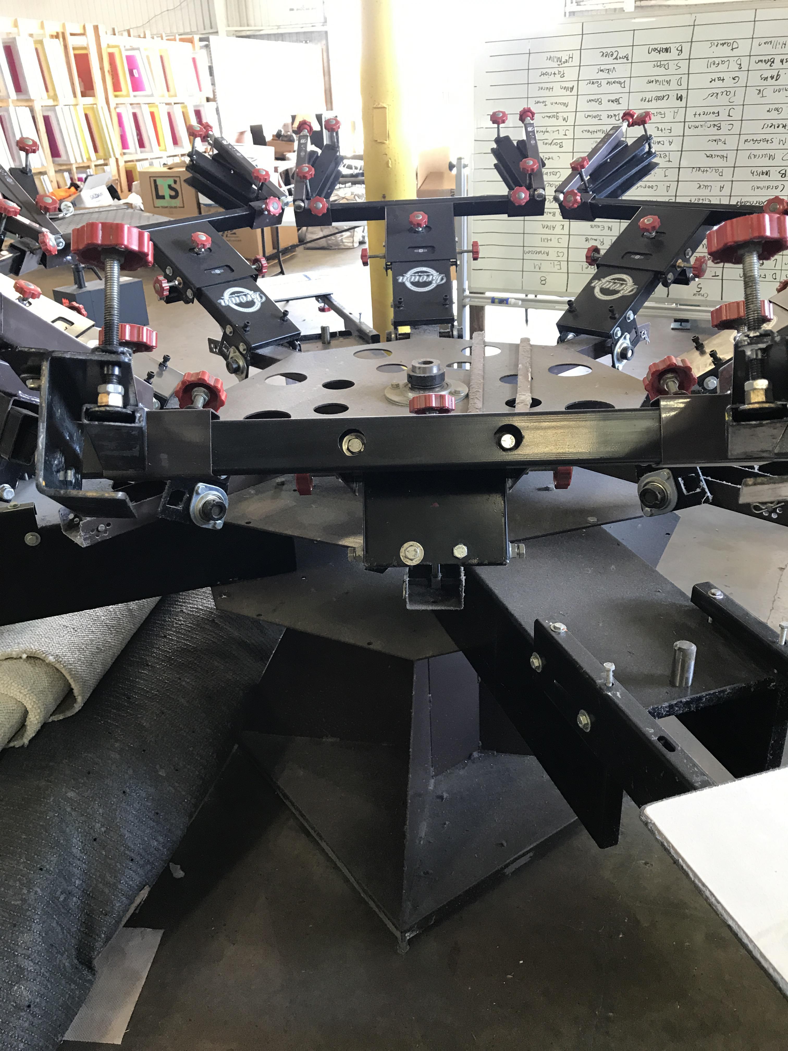 Brown Screen Printing Press â Master Printer Manual Printer