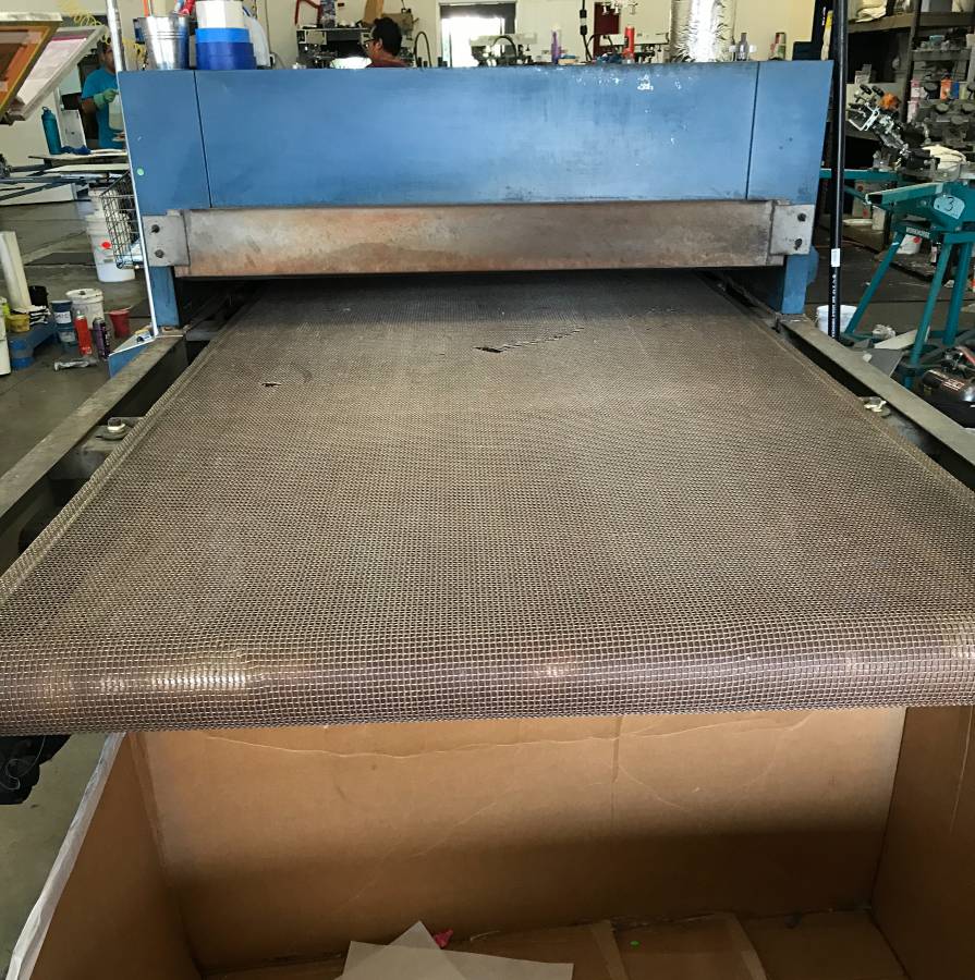 PRECISION CONVEYOR DRYER SCREEN PRINT