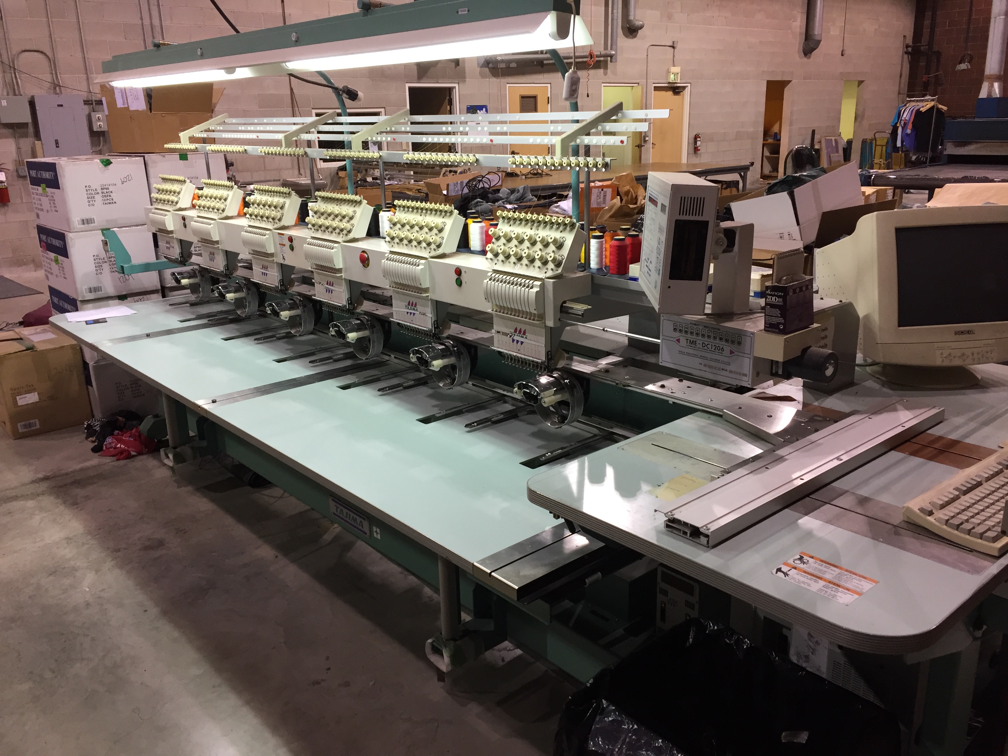 Tajima 6head embroidery machine