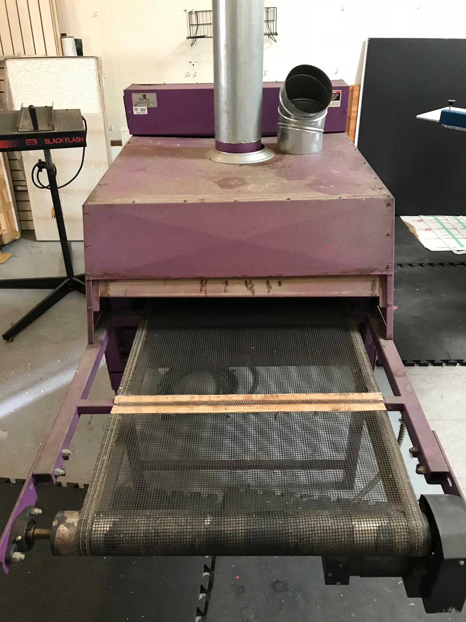 National TShirt Dryer 24" Wide Belt