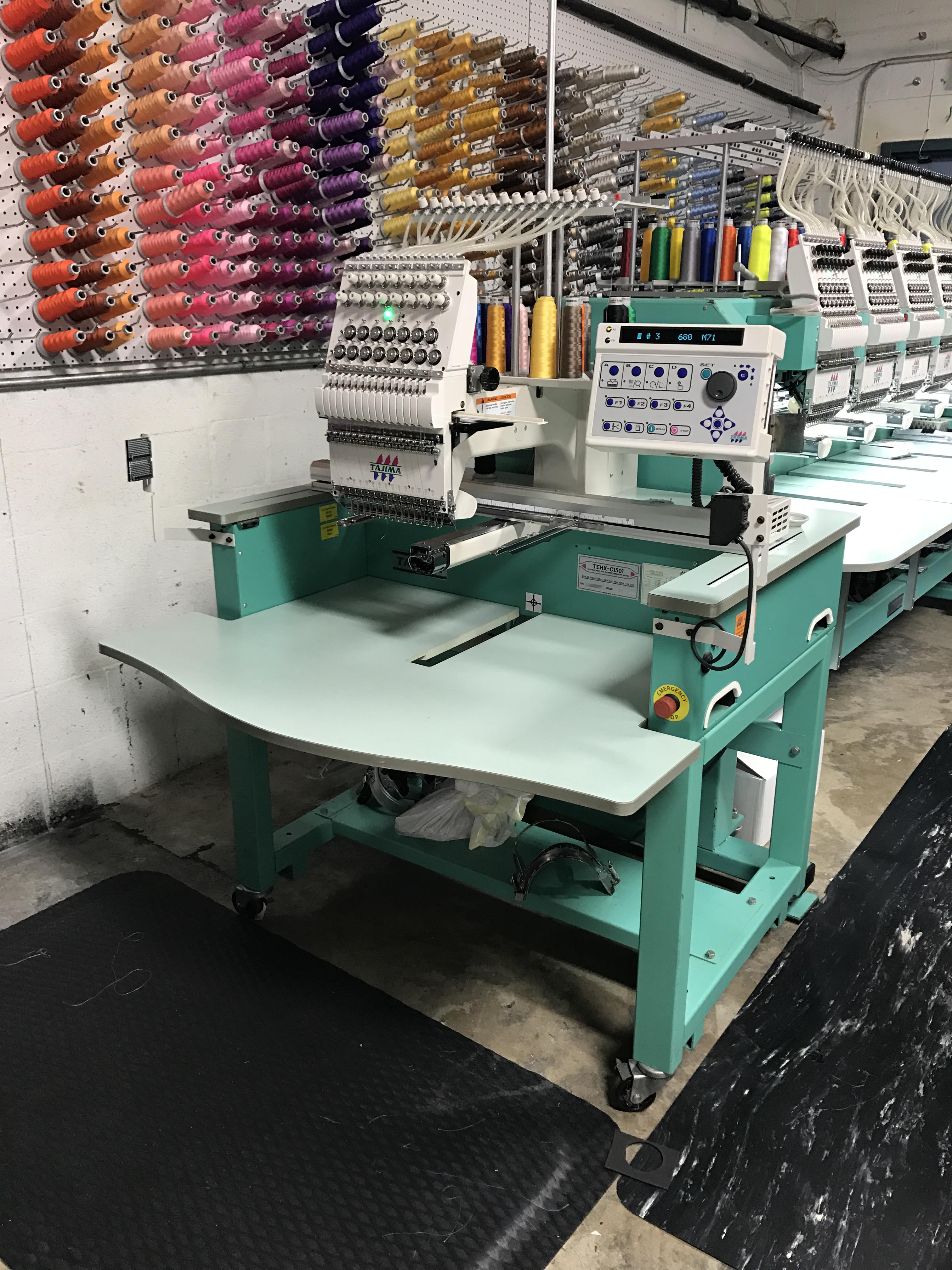 Tajima single head carolrdavisr machine for sale