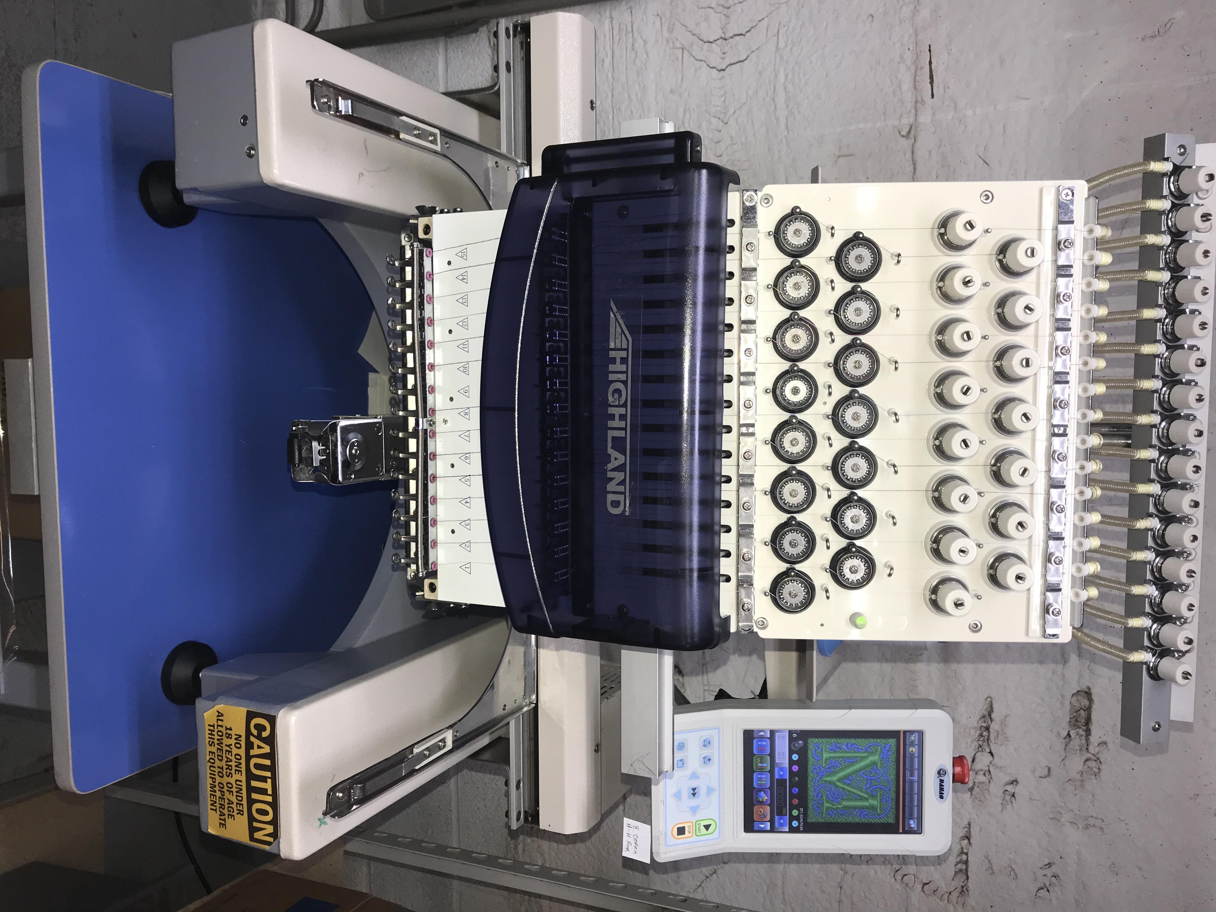 HIGHLAND used Single Head Embroidery Machine for Sale