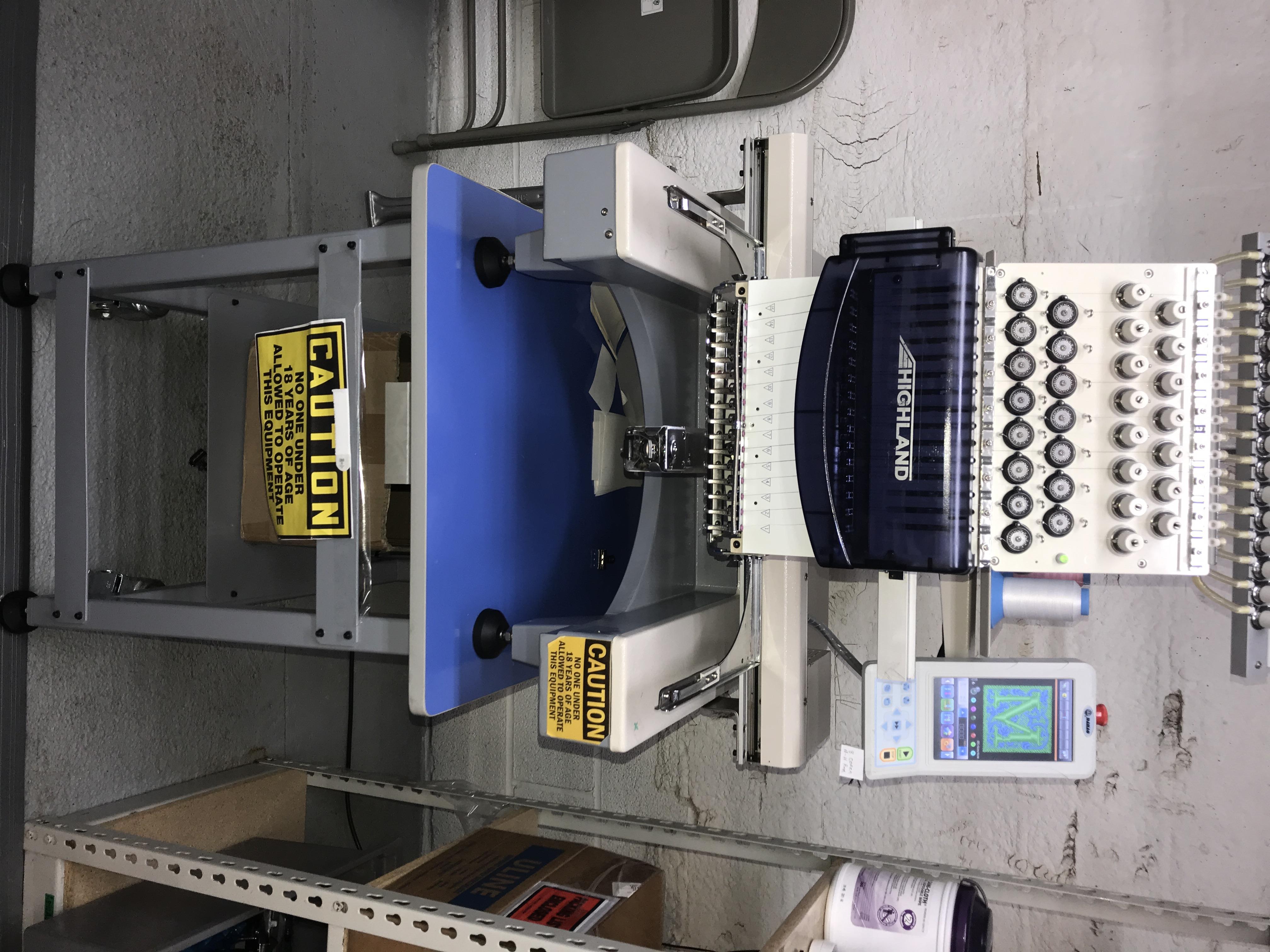HIGHLAND used Single Head Embroidery Machine for Sale