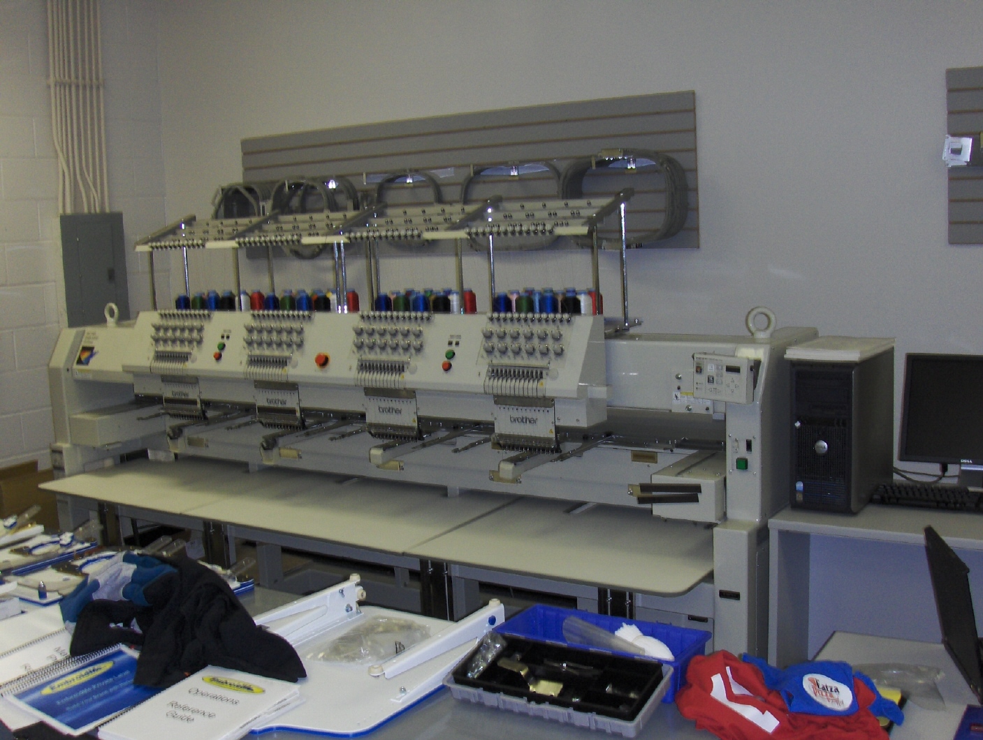 Brother 4head embroidery machine