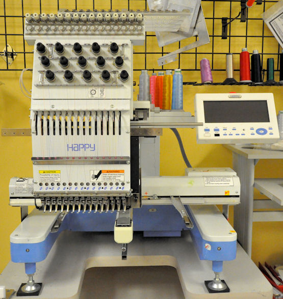 Happy HCD1501 1head embroidery machine