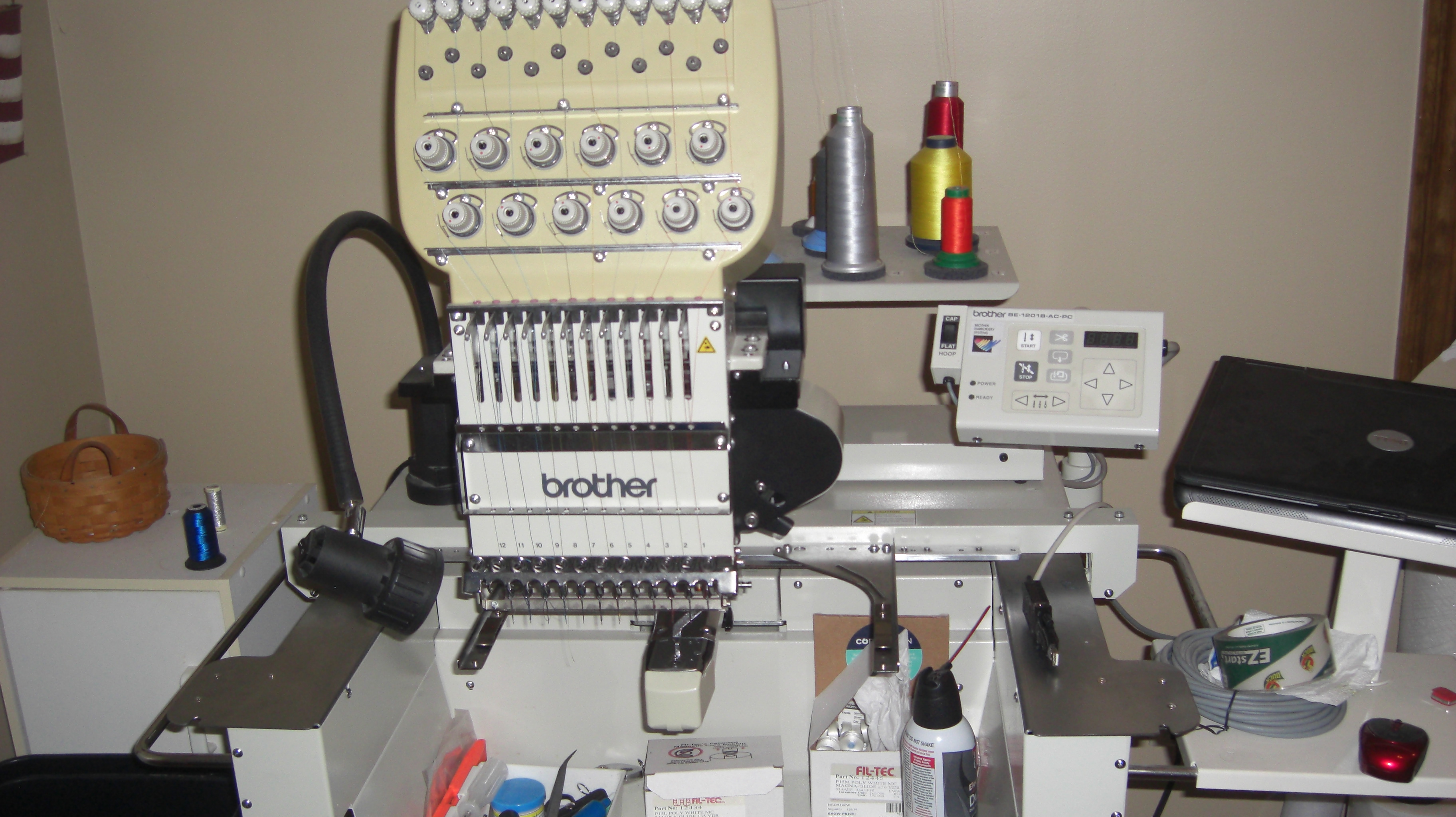Brother 12 needle embroidery machine for sale