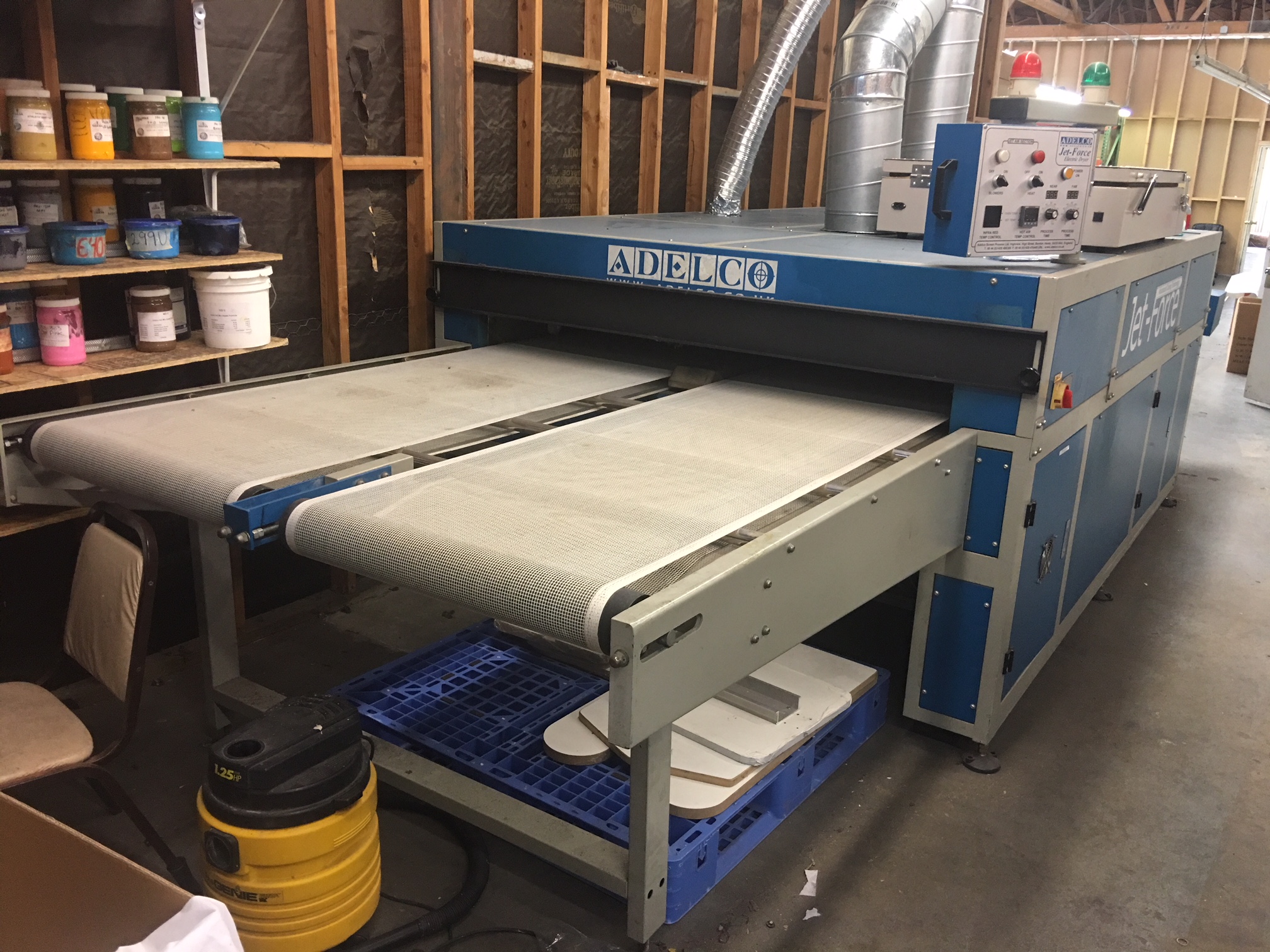 big screen printing machine