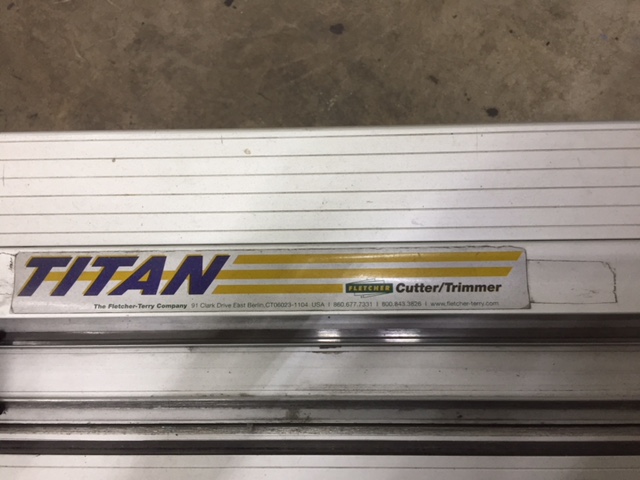 Fletcher Titan Mat Cutter Trimmer With Stand 80 034 Fletcher Titan