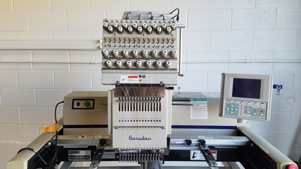 Barudan Embroidery Machine Single Head For Sale Light Use