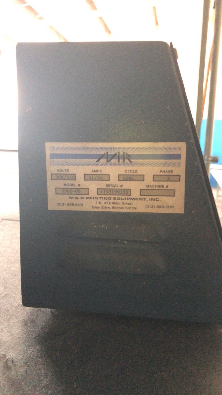 M&R Gas Conveyor Dryer 12FT Heat Phase 3 SD6008 Screen Printing / DTG