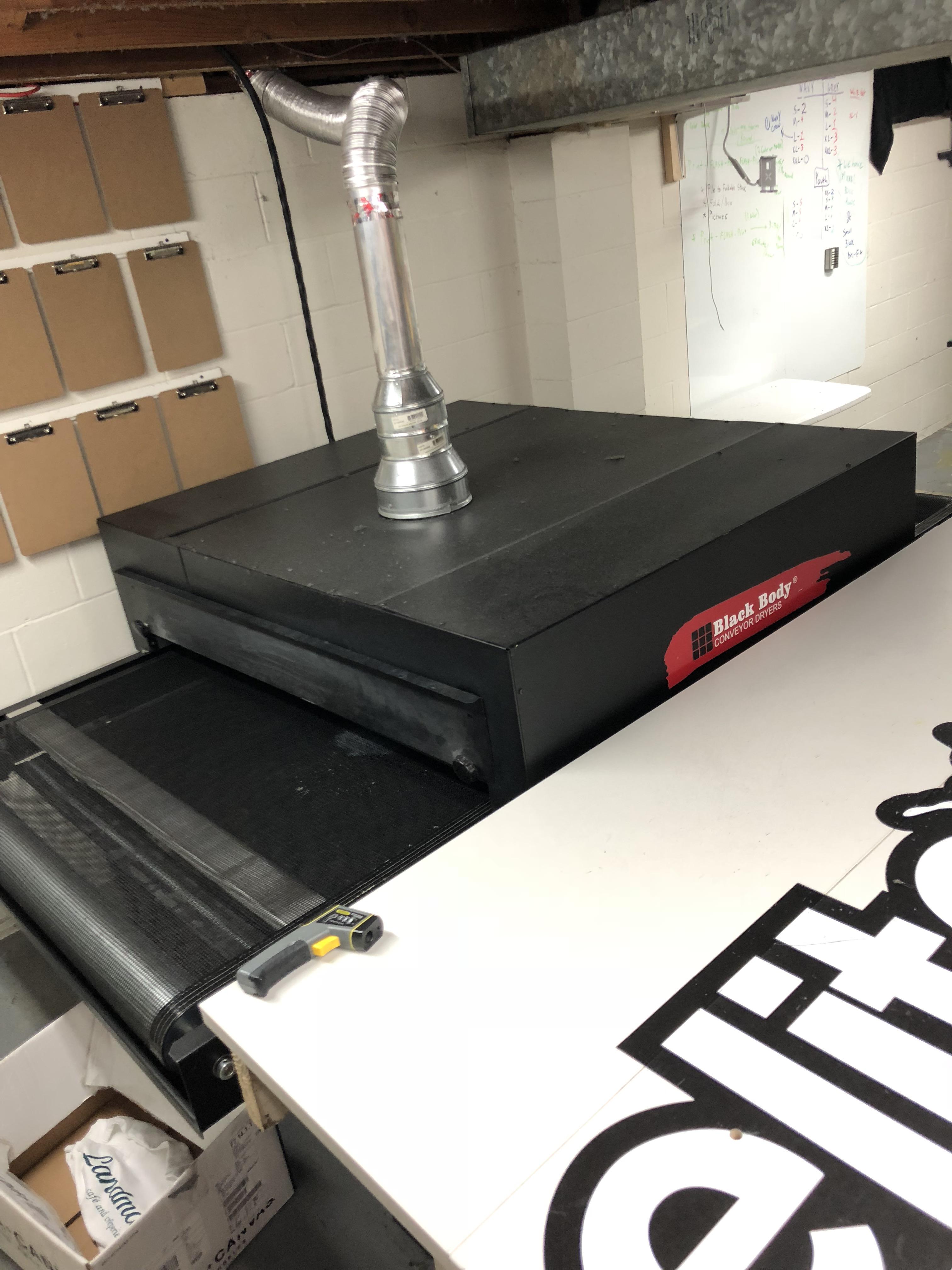 screen printing business equipment supplies customer list included