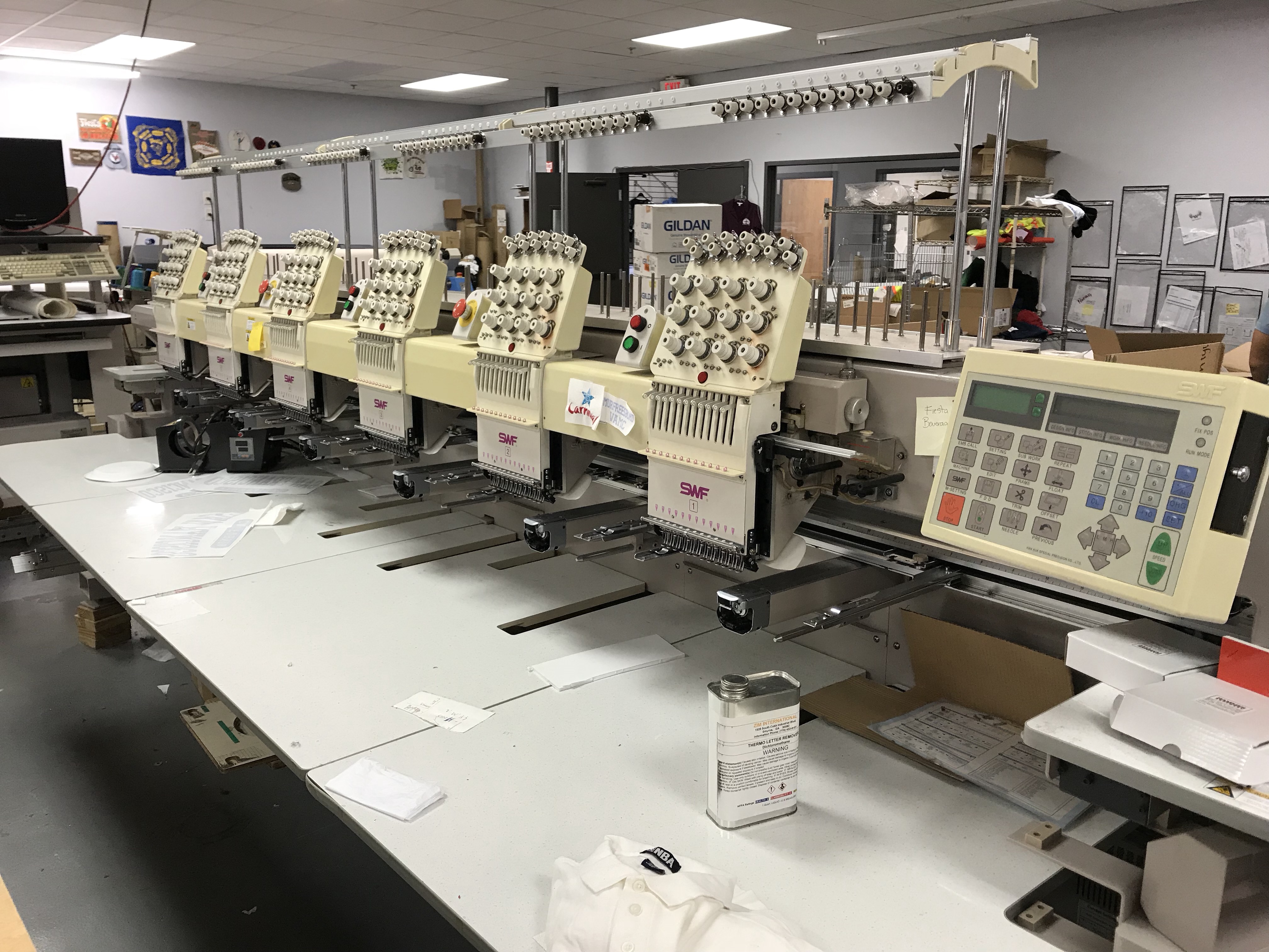 used swf commercial embroidery machine 4 head used swf commercial embroidery machine 4 head