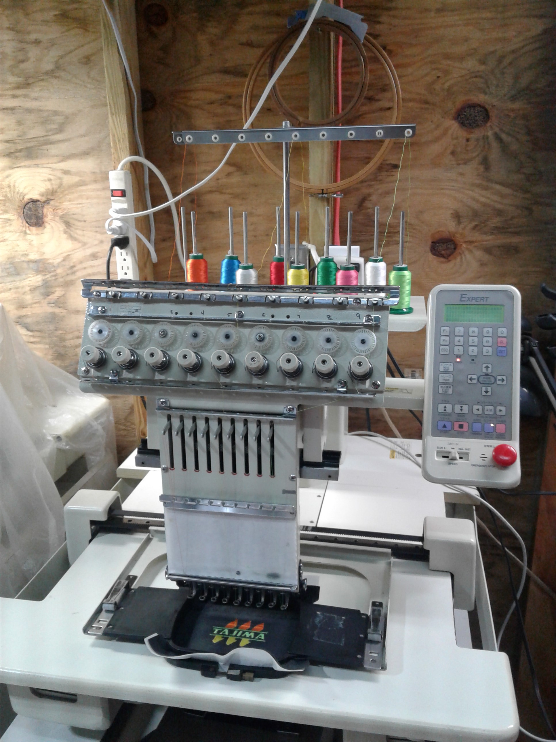 Toyota ESP Expert AD830 commercial embroidery machine w